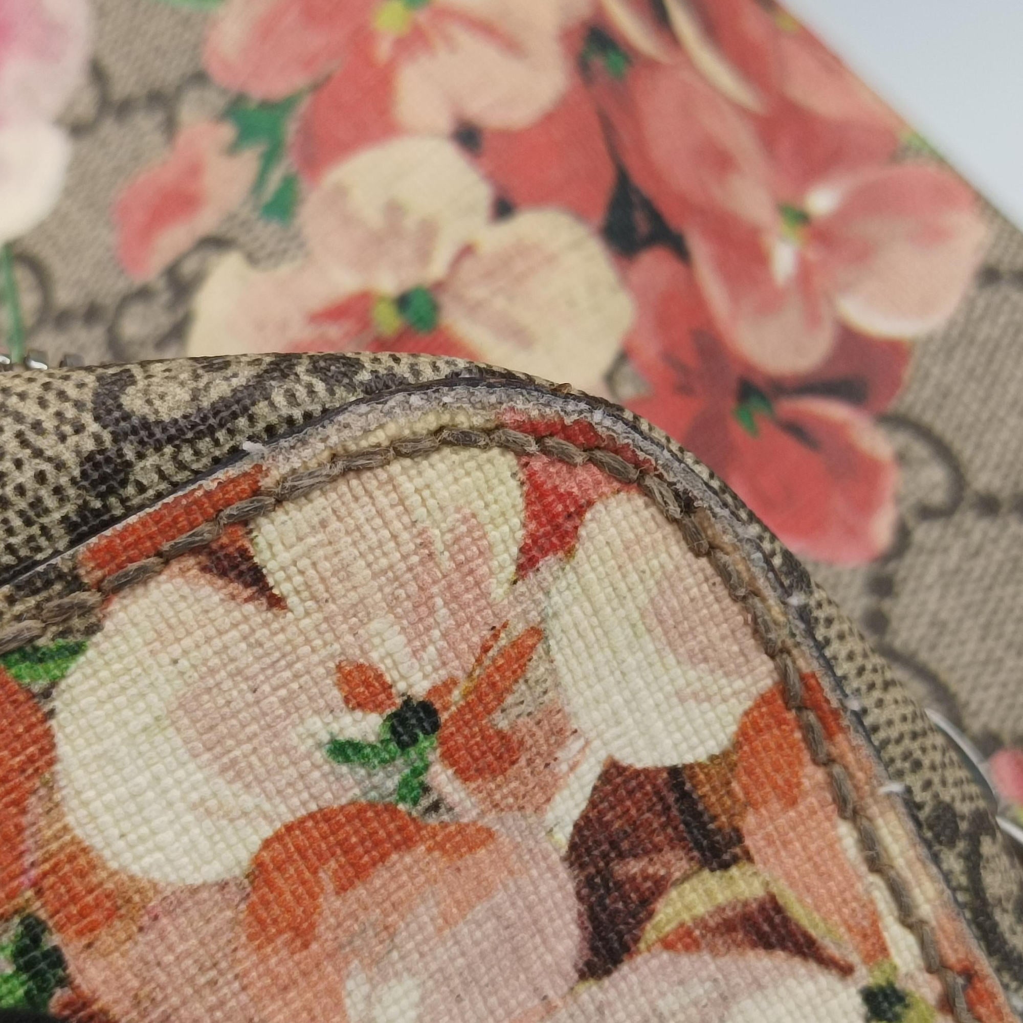 GG Blooms Beige×Multicolour PVC coated canvas 410544 C018900346GGブルームス ベージュ×マルチカラー PVCコーティングキャンバス 410544 C018900346