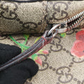 GG Blooms Beige×Multicolour PVC coated canvas 410544 C018900346GGブルームス ベージュ×マルチカラー PVCコーティングキャンバス 410544 C018900346