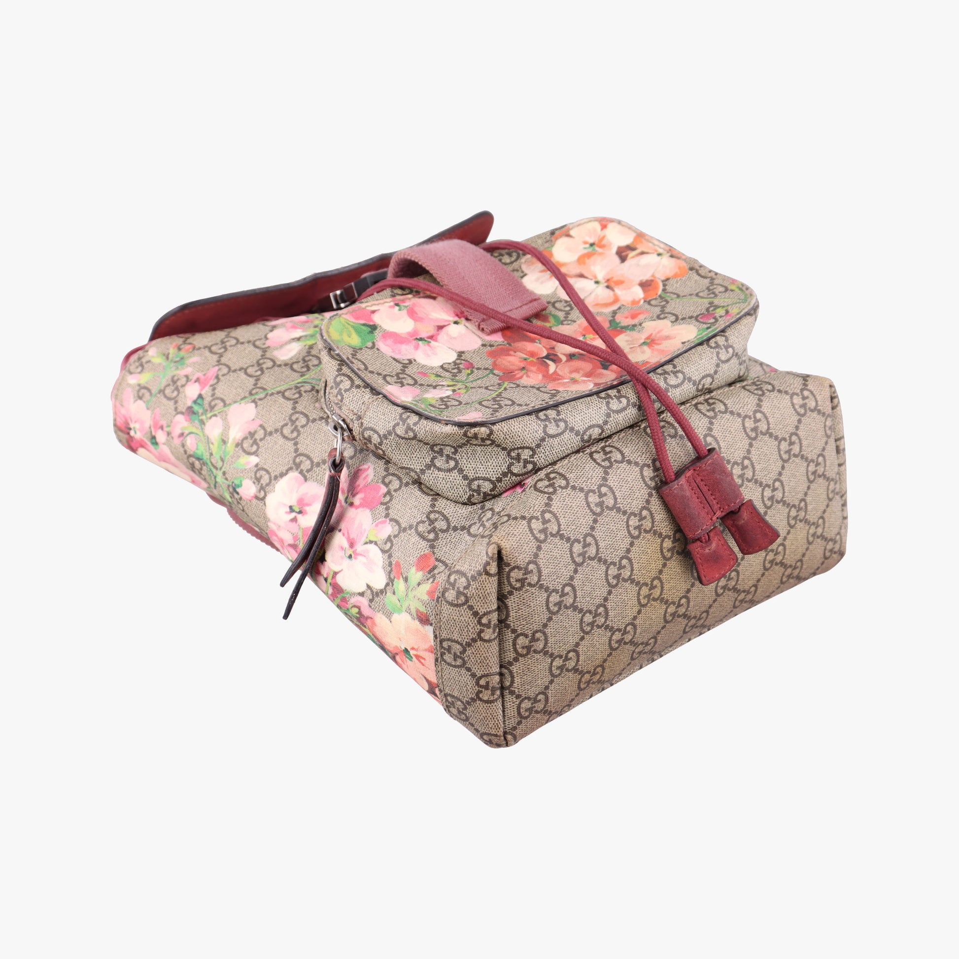 GG Blooms Beige×Multicolour PVC coated canvas 410544 C018900346GGブルームス ベージュ×マルチカラー PVCコーティングキャンバス 410544 C018900346