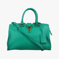 Y Ligne Petit Cabas Green Leather 311210 311210.498879Yライン プチカバス グリーン レザー 311210 311210.498879