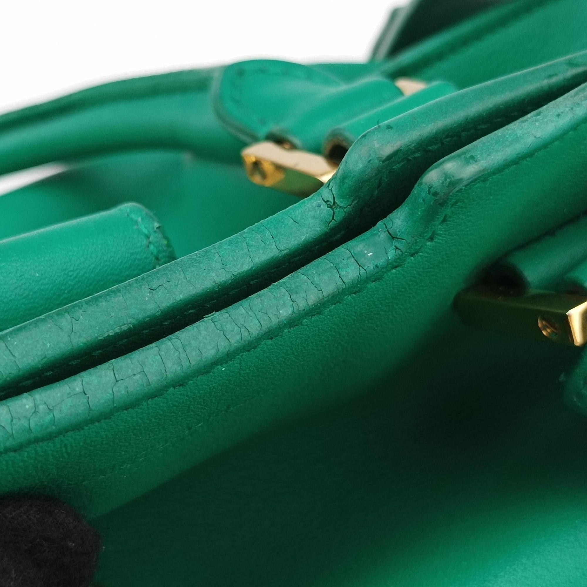 Y Ligne Petit Cabas Green Leather 311210 311210.498879Yライン プチカバス グリーン レザー 311210 311210.498879
