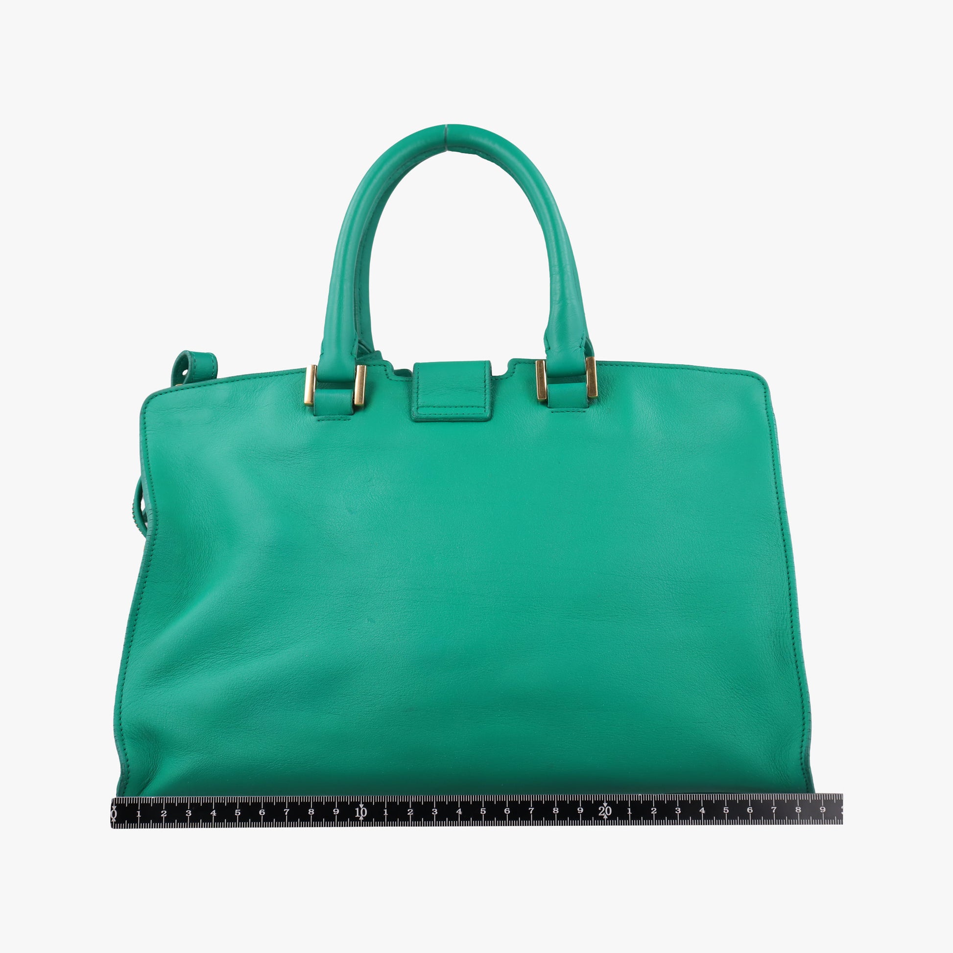 Y Ligne Petit Cabas Green Leather 311210 311210.498879Yライン プチカバス グリーン レザー 311210 311210.498879
