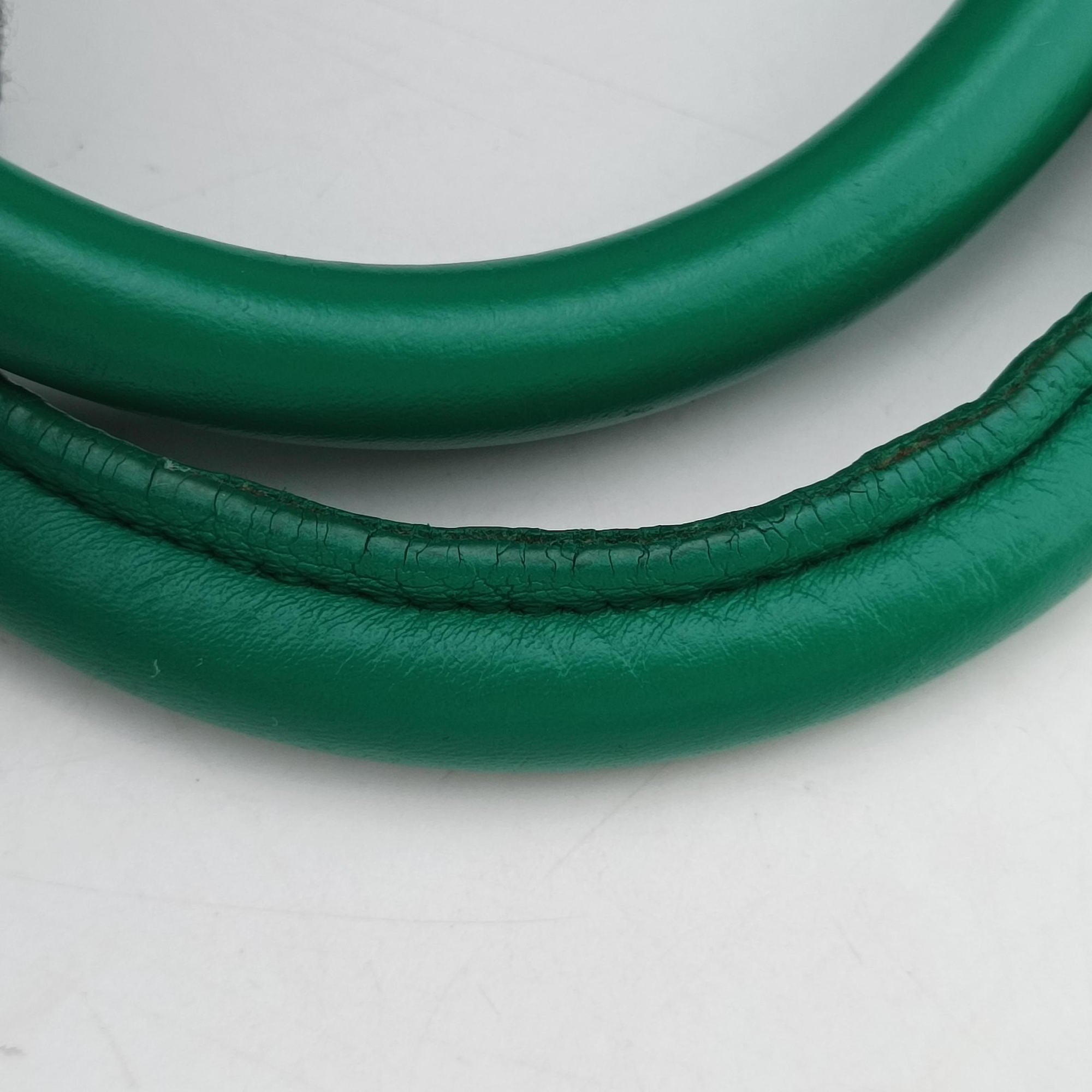 Y Ligne Petit Cabas Green Leather 311210 311210.498879Yライン プチカバス グリーン レザー 311210 311210.498879