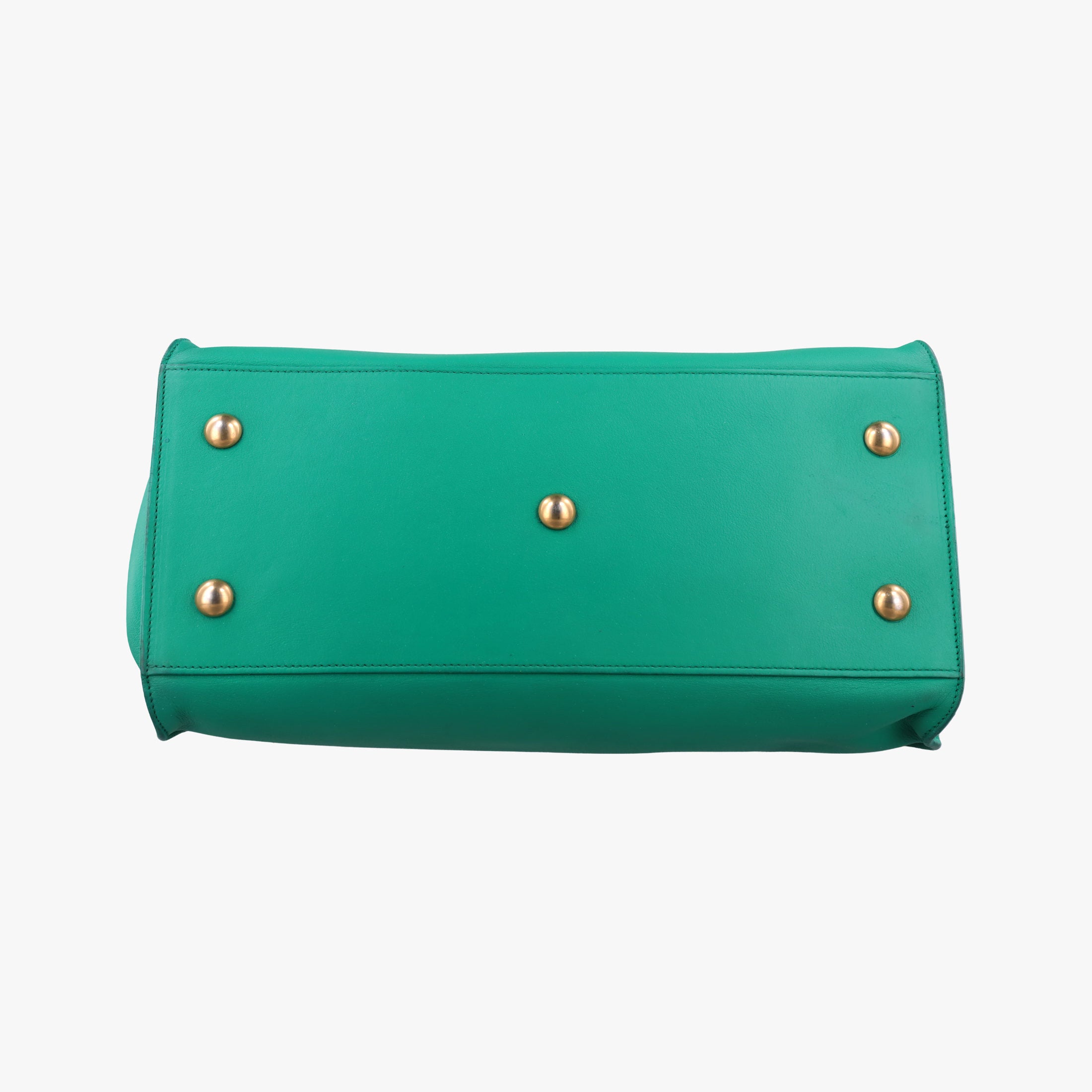 Y Ligne Petit Cabas Green Leather 311210 311210.498879Yライン プチカバス グリーン レザー 311210 311210.498879