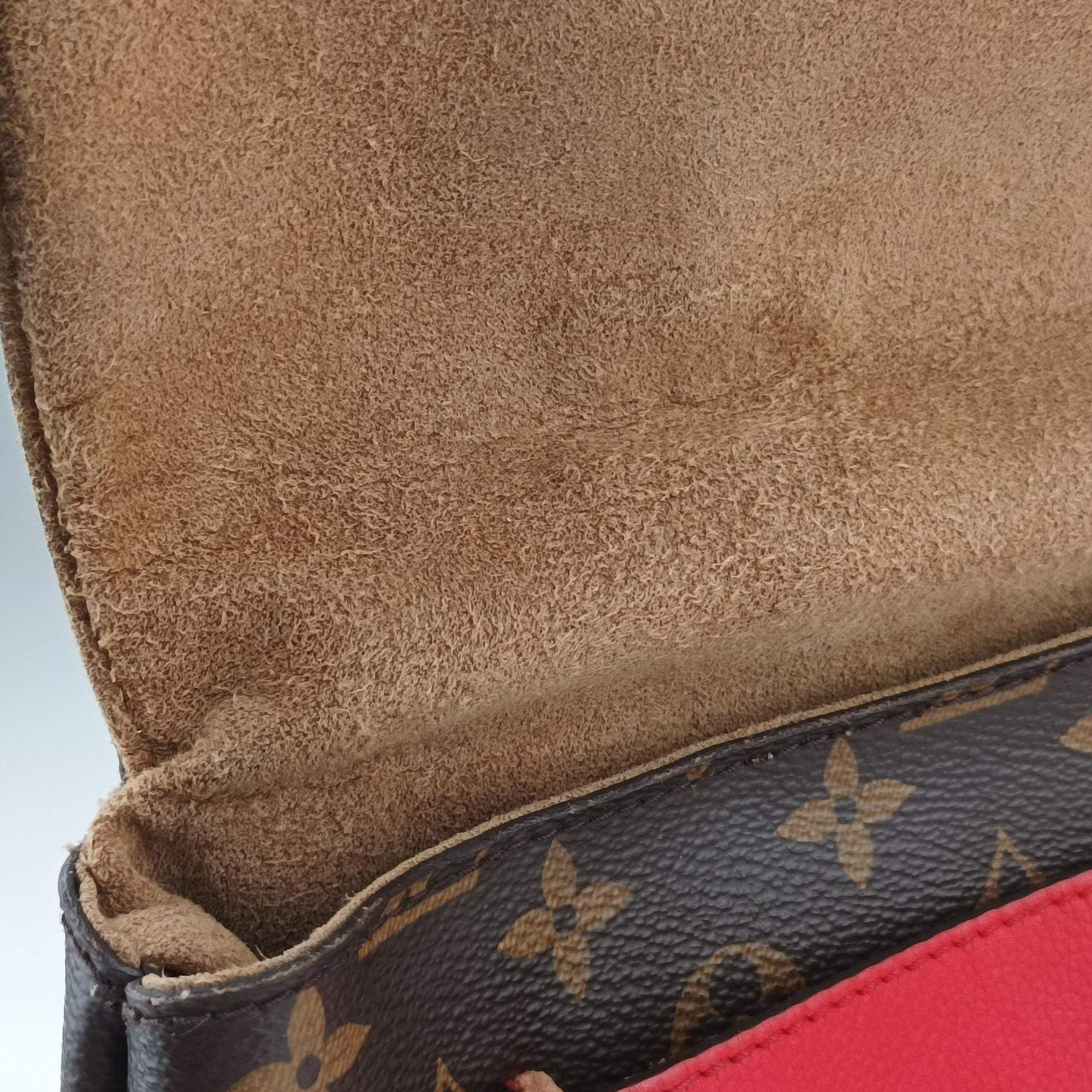 MARIGNAN Brown × Coquelicot Monogram Canvas×calf leather M44286 FL1119マリニャン モノグラム/ブラウン×コクリコ モノグラムキャンバス×カーフレザー M44286 FL1119