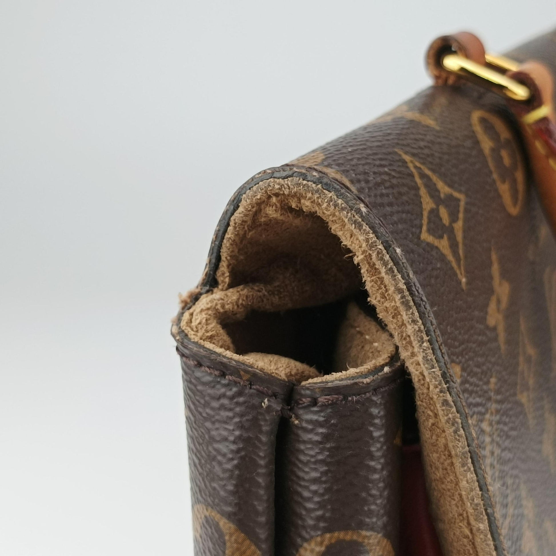 MARIGNAN Brown × Coquelicot Monogram Canvas×calf leather M44286 FL1119マリニャン モノグラム/ブラウン×コクリコ モノグラムキャンバス×カーフレザー M44286 FL1119