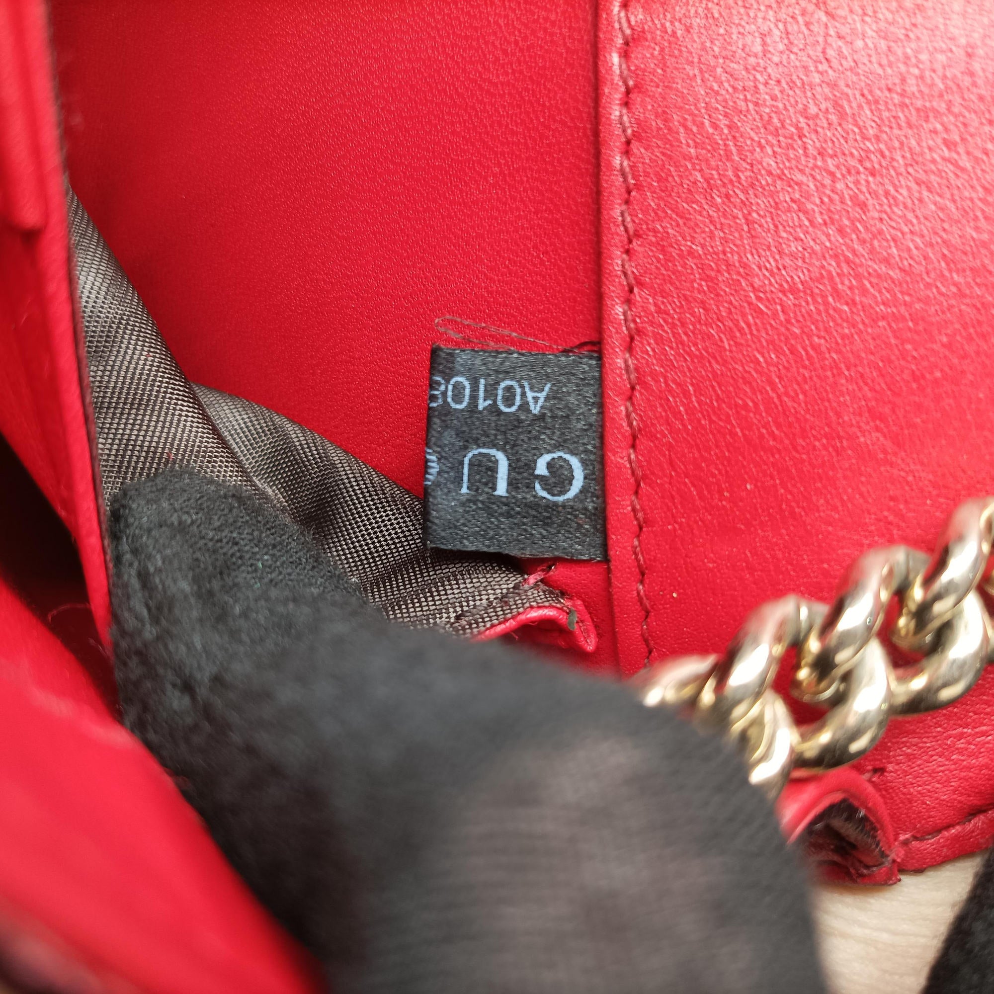Emily Red Leather 283063 A010825236エミリー レッド レザー 283063 A010825236