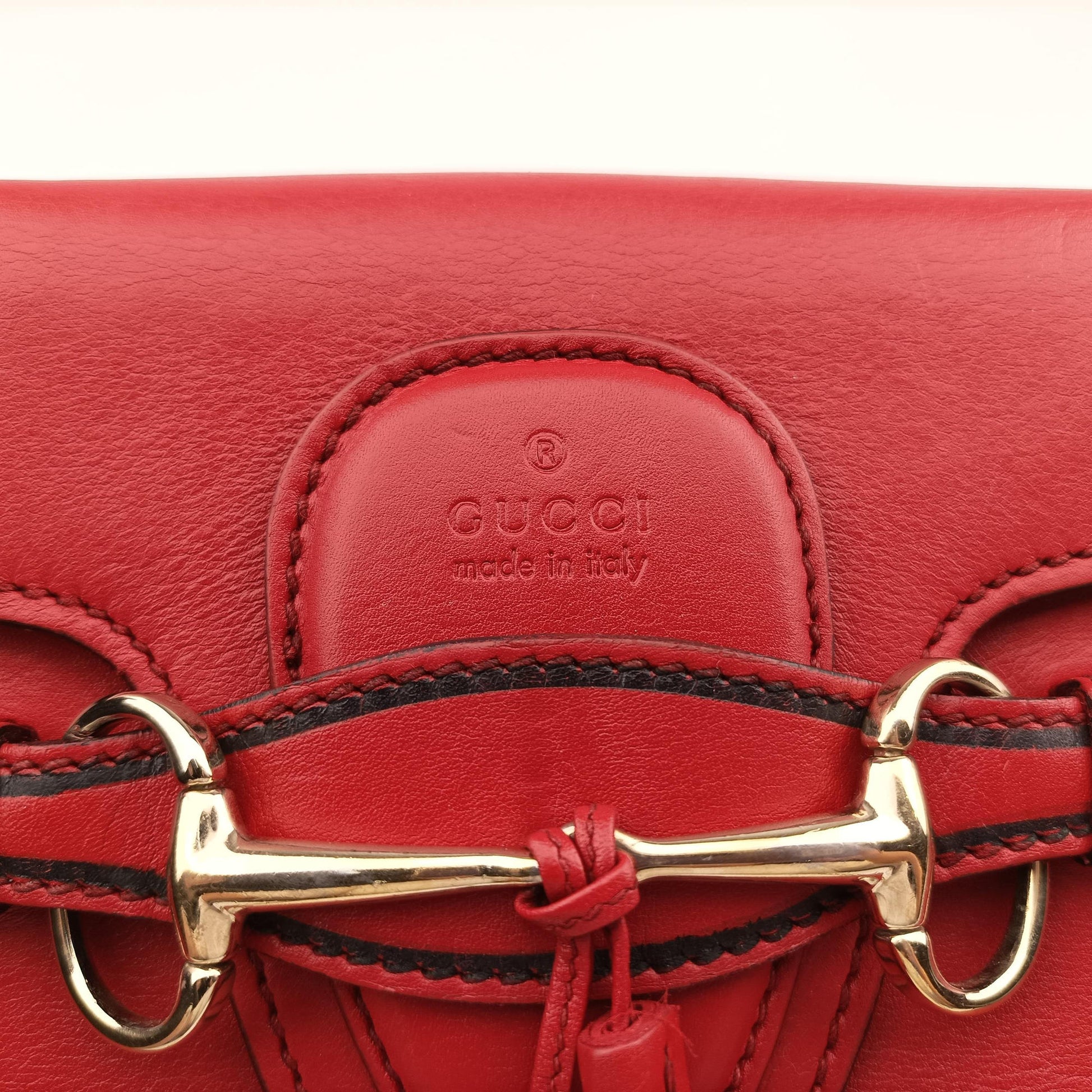 Emily Red Leather 283063 A010825236エミリー レッド レザー 283063 A010825236