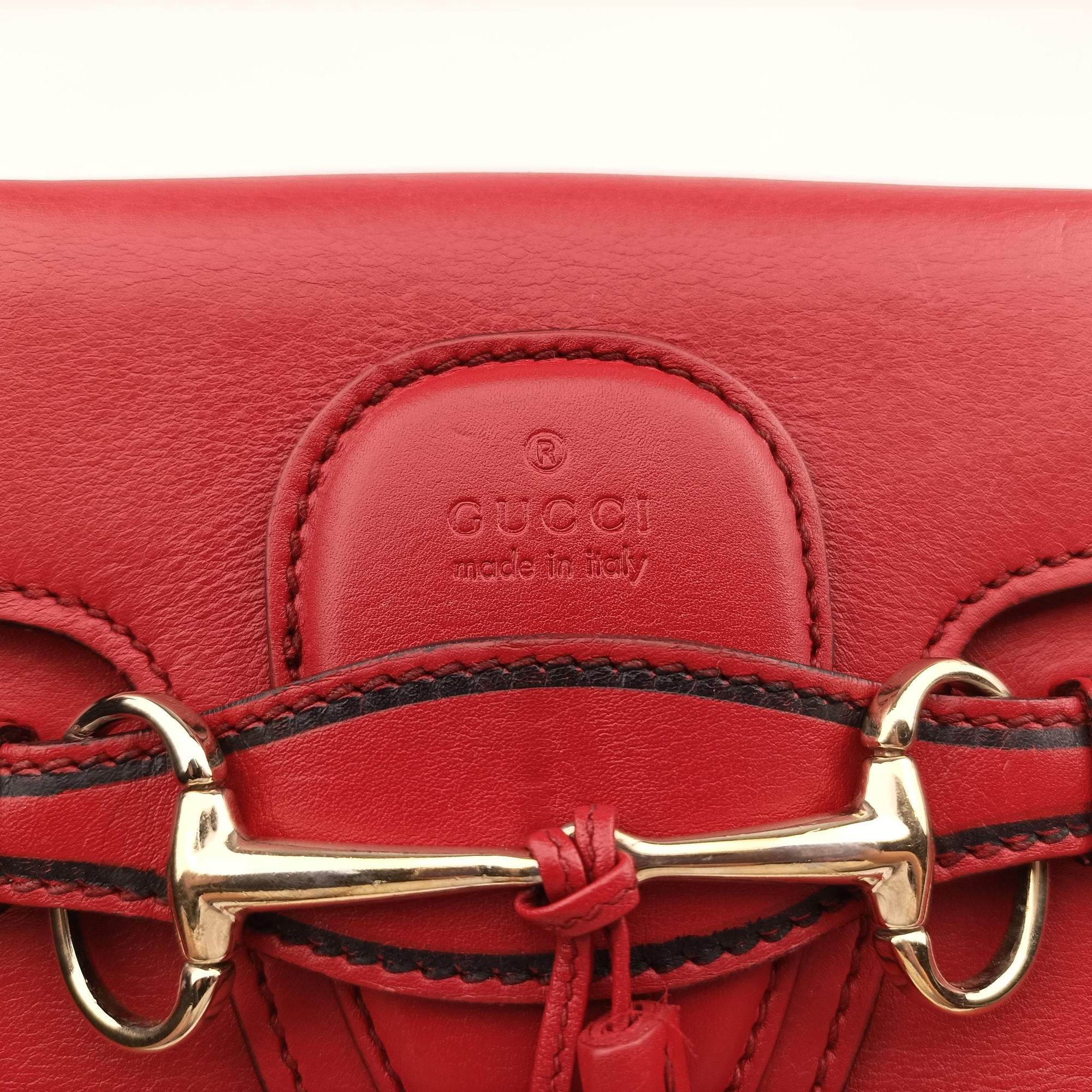 Emily Red Leather 283063 A010825236エミリー レッド レザー 283063 A010825236