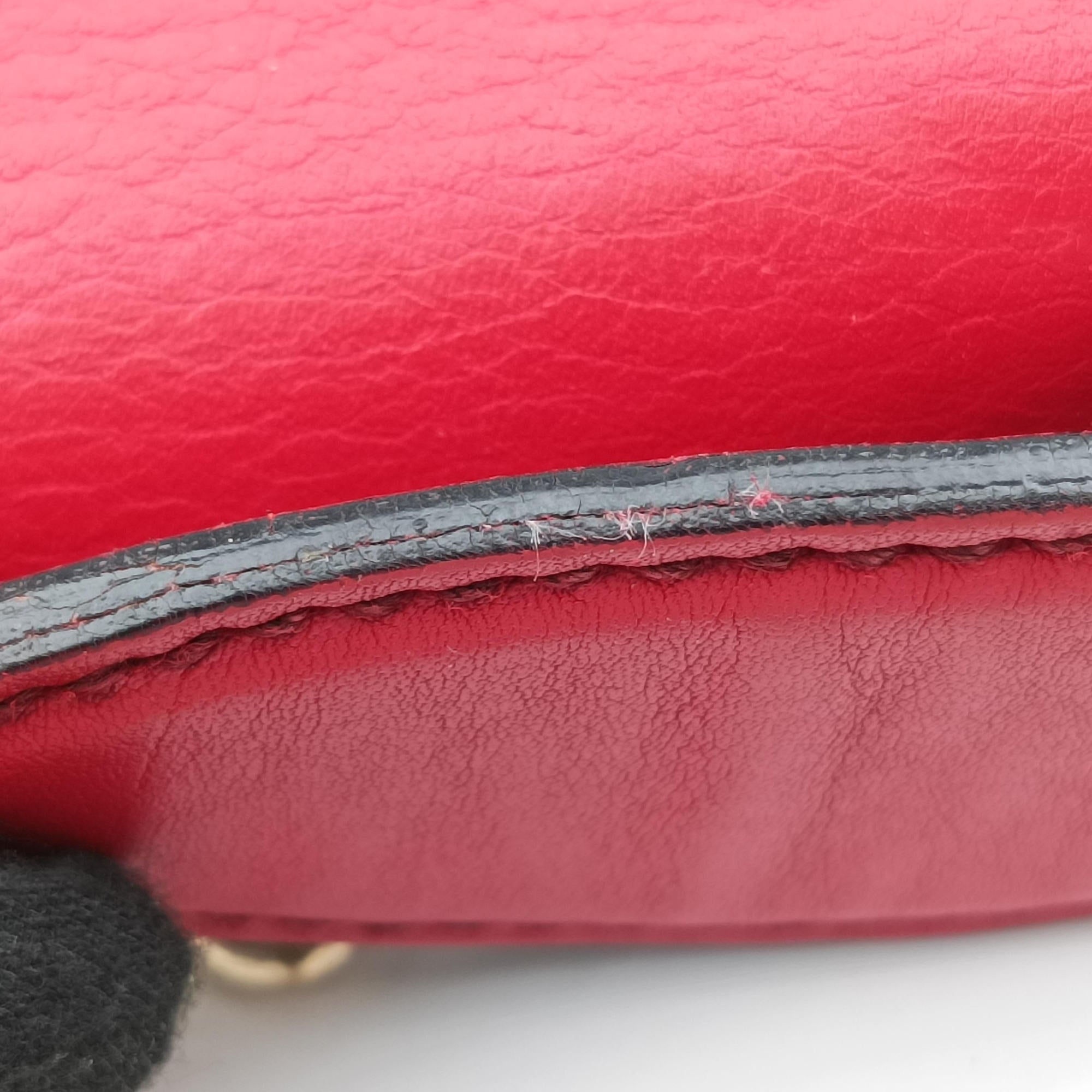 Emily Red Leather 283063 A010825236エミリー レッド レザー 283063 A010825236