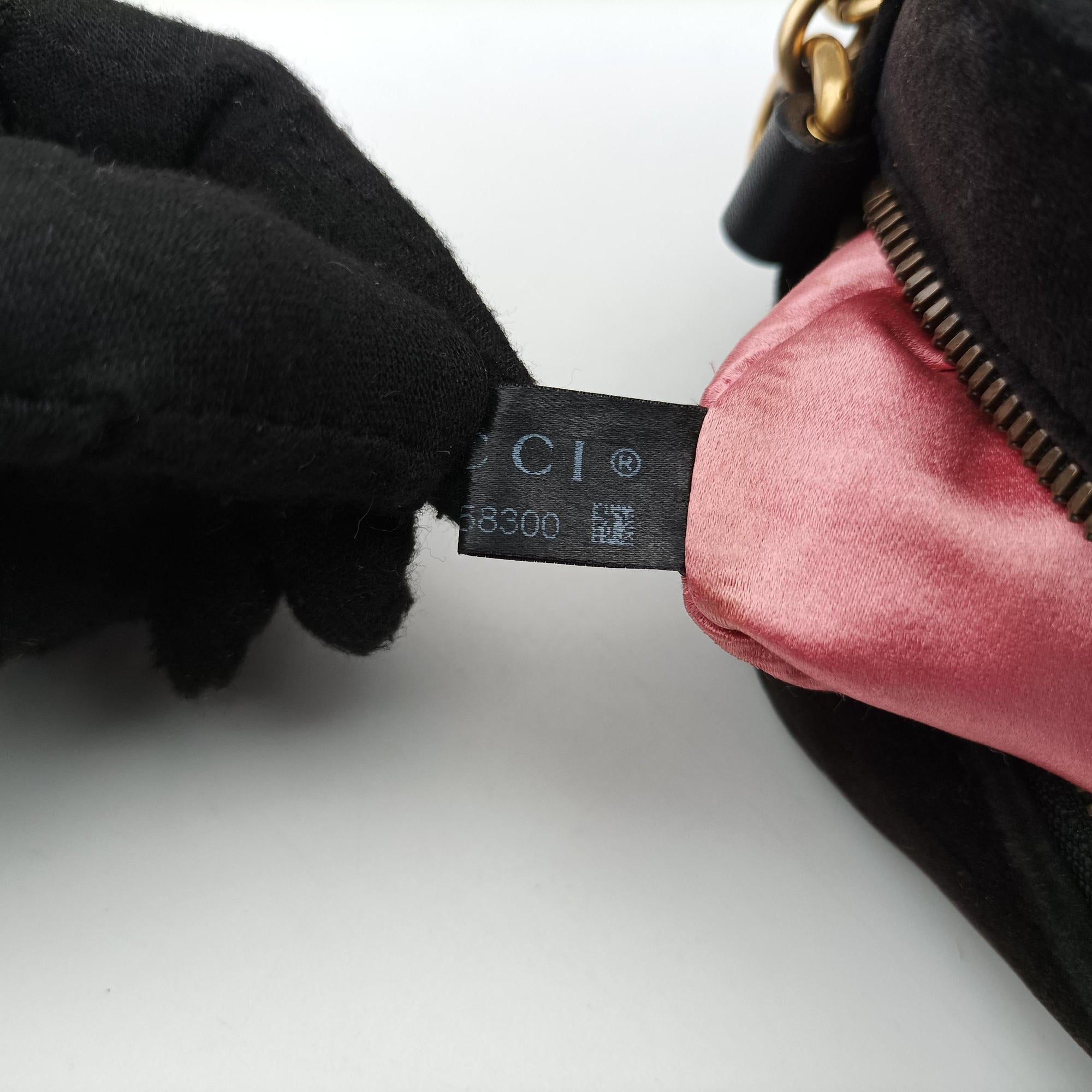 GG Marmont Black velour 447632 F024858300GGマーモント ブラック ベロア 447632 F024858300