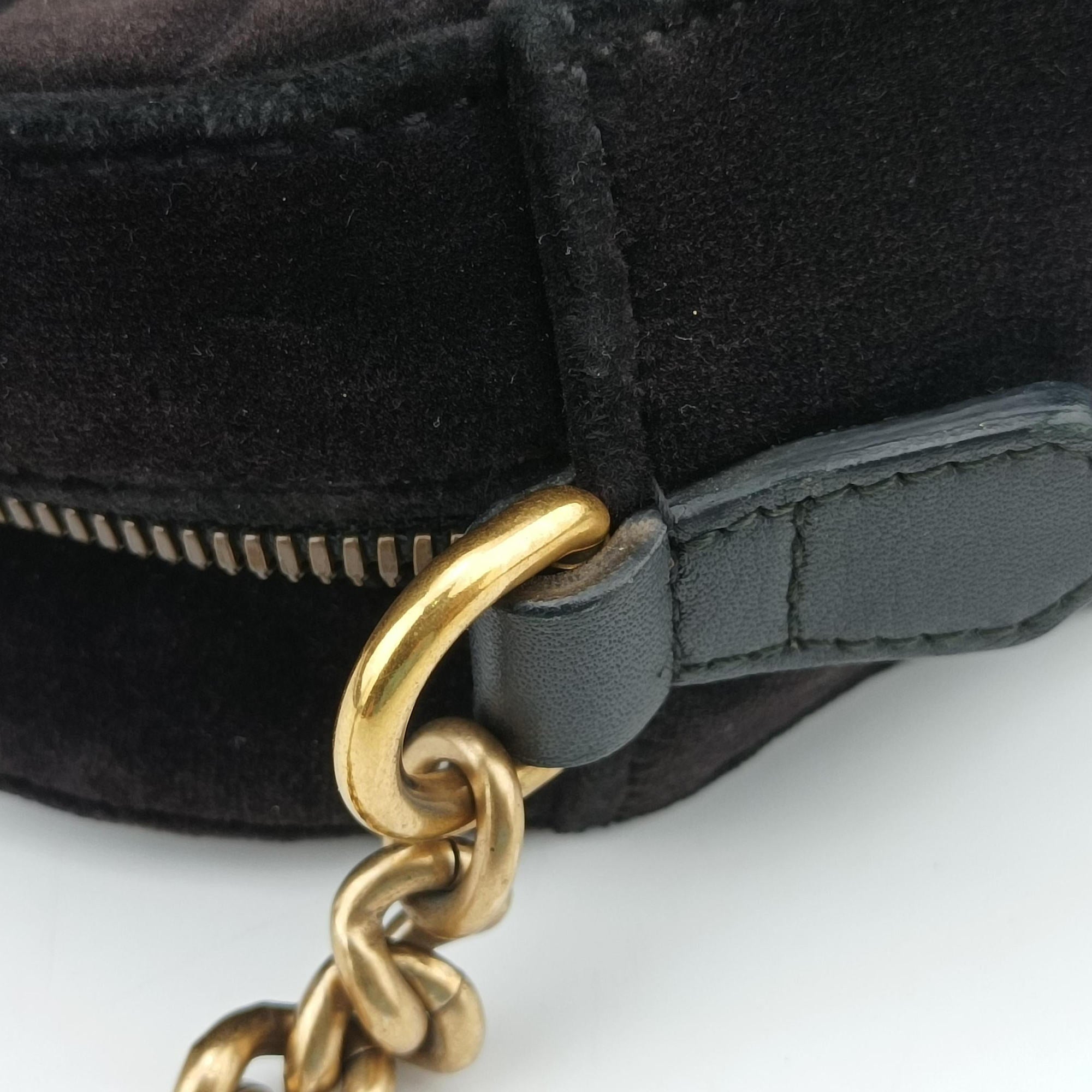 GG Marmont Black velour 447632 F024858300GGマーモント ブラック ベロア 447632 F024858300