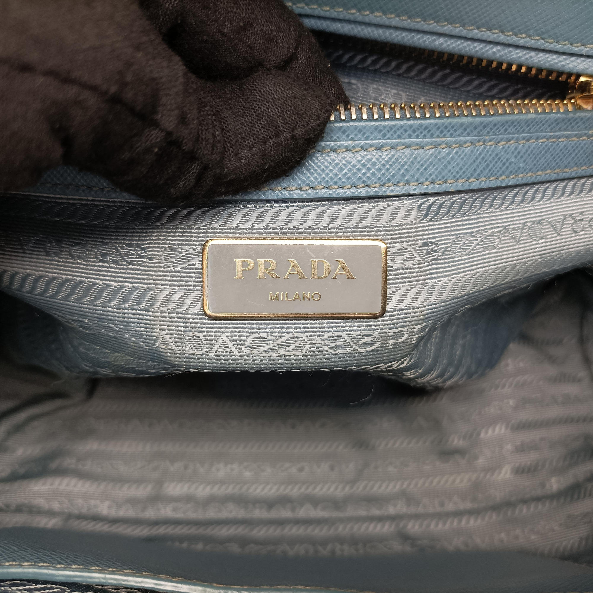 Galleria Blue SAFFIANO Leather BN2274 208 7/Rガレリア ブルー サフィアーノレザー BN2274 208 7/R