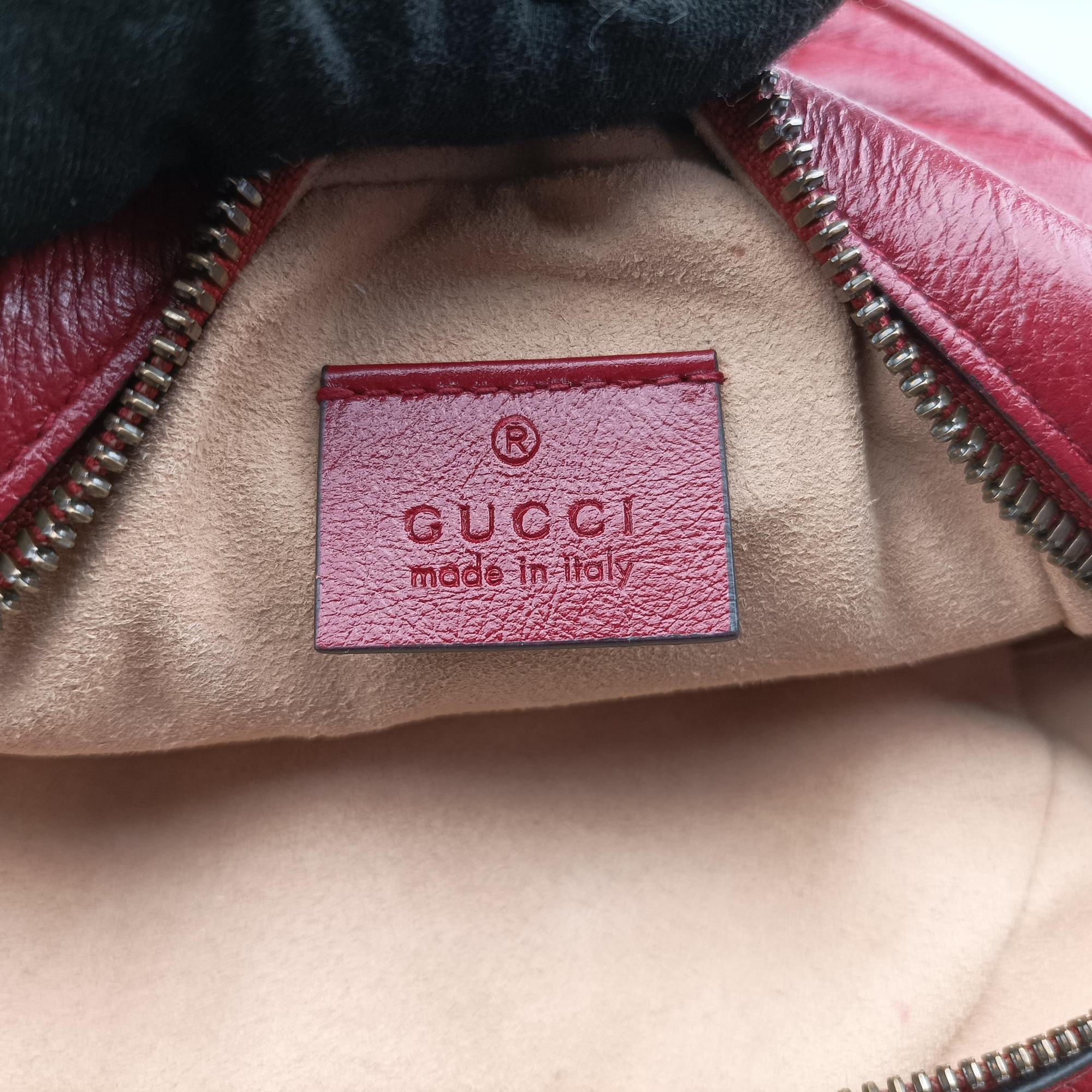 GG Marmont Red Leather 550154 I026698607GGマーモント レッド レザー 550154 I026698607