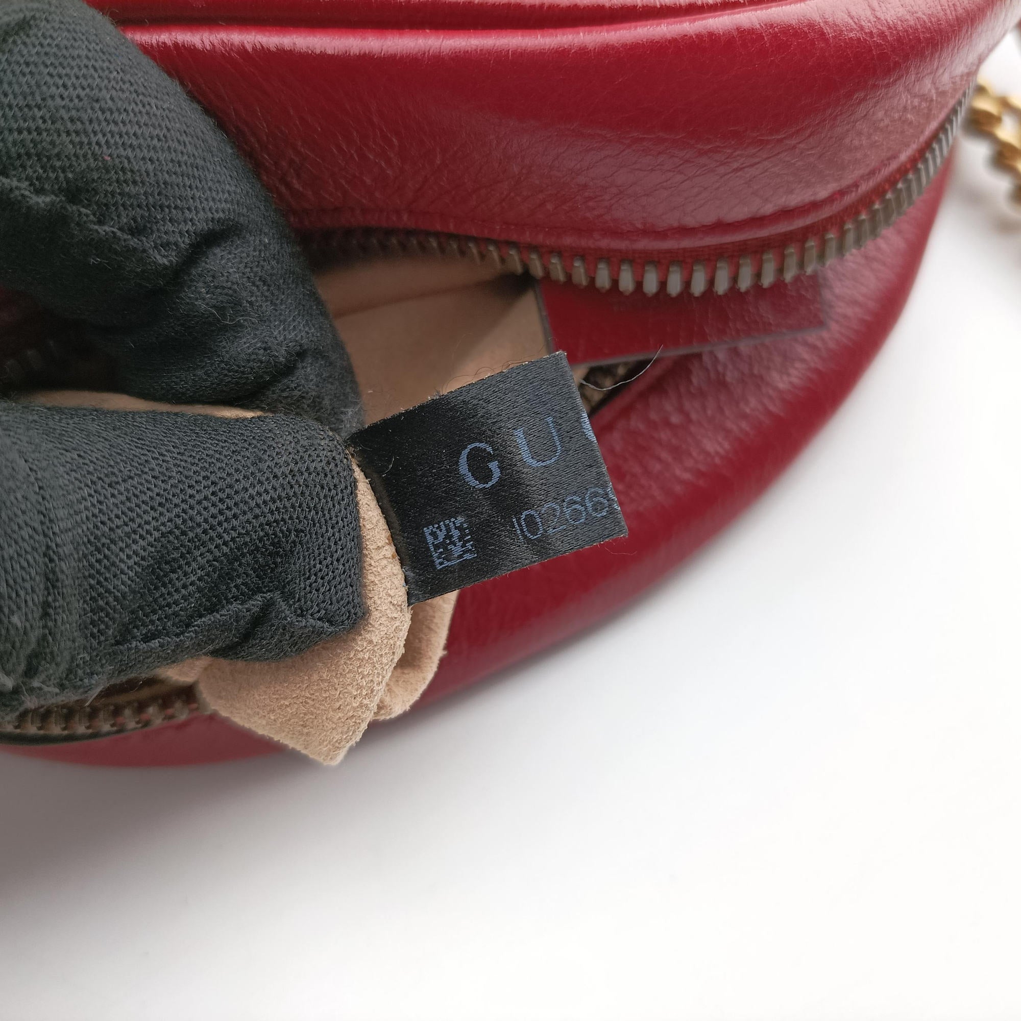 GG Marmont Red Leather 550154 I026698607GGマーモント レッド レザー 550154 I026698607