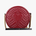 GG Marmont Red Leather 550154 I026698607GGマーモント レッド レザー 550154 I026698607