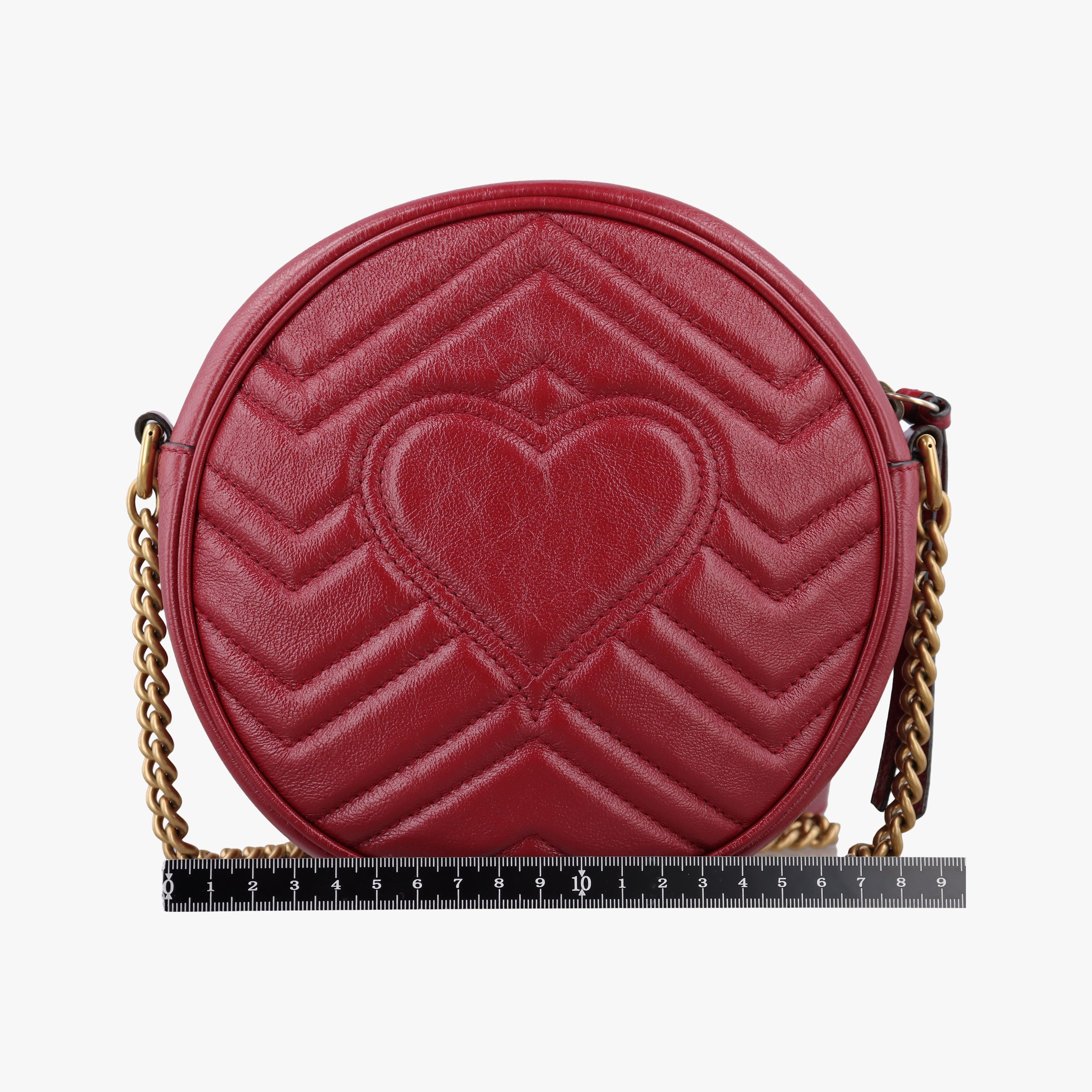 GG Marmont Red Leather 550154 I026698607GGマーモント レッド レザー 550154 I026698607