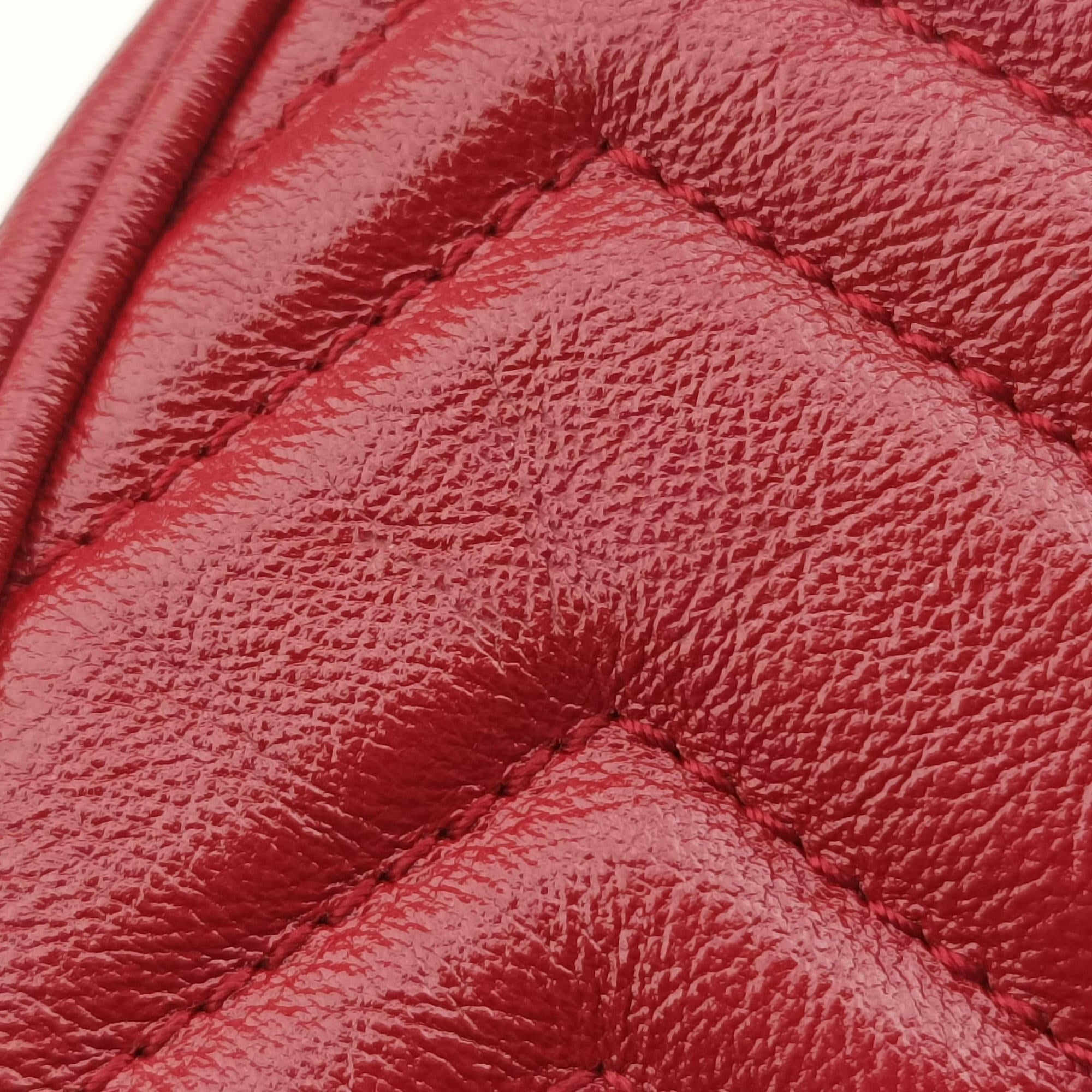 GG Marmont Red Leather 550154 I026698607GGマーモント レッド レザー 550154 I026698607