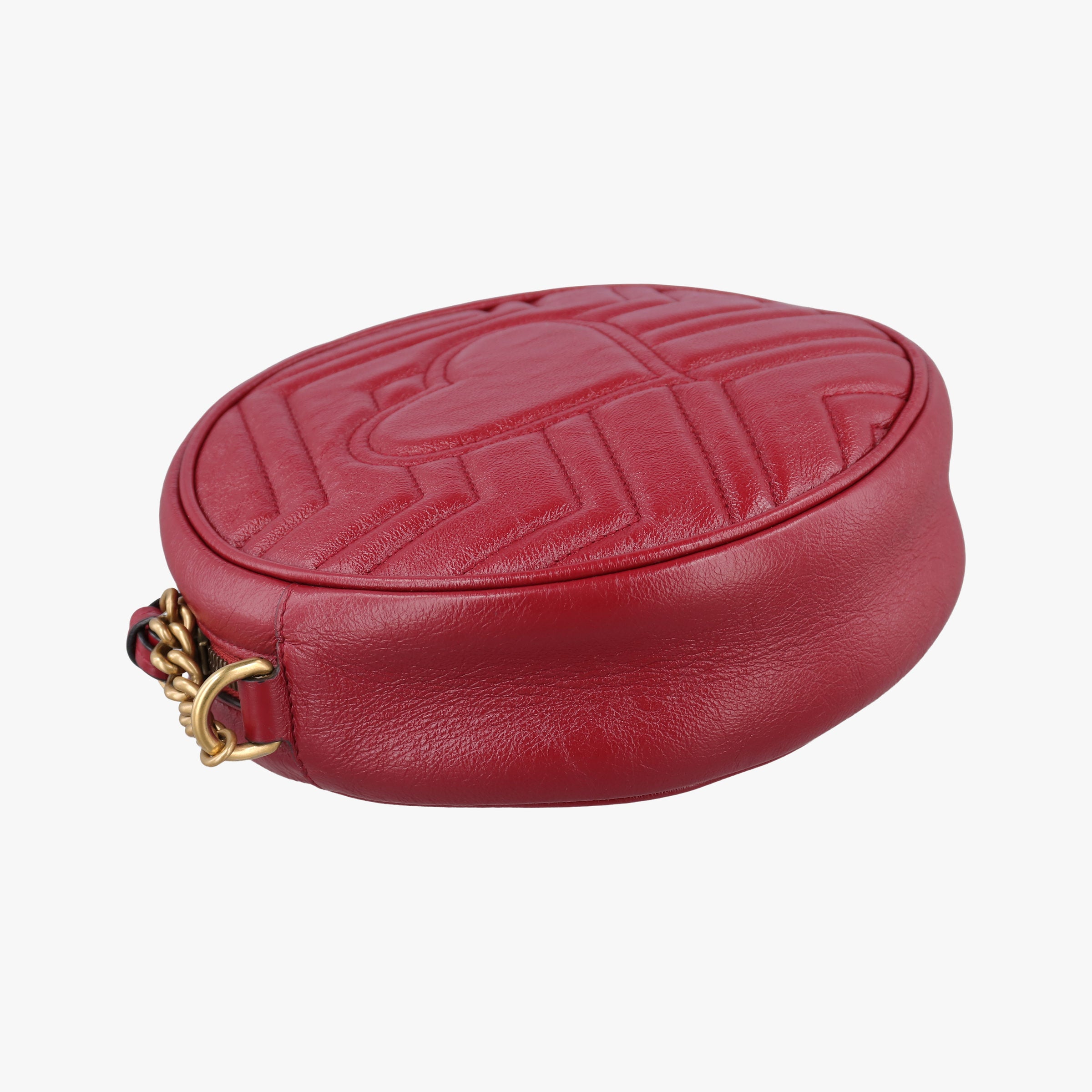 GG Marmont Red Leather 550154 I026698607GGマーモント レッド レザー 550154 I026698607