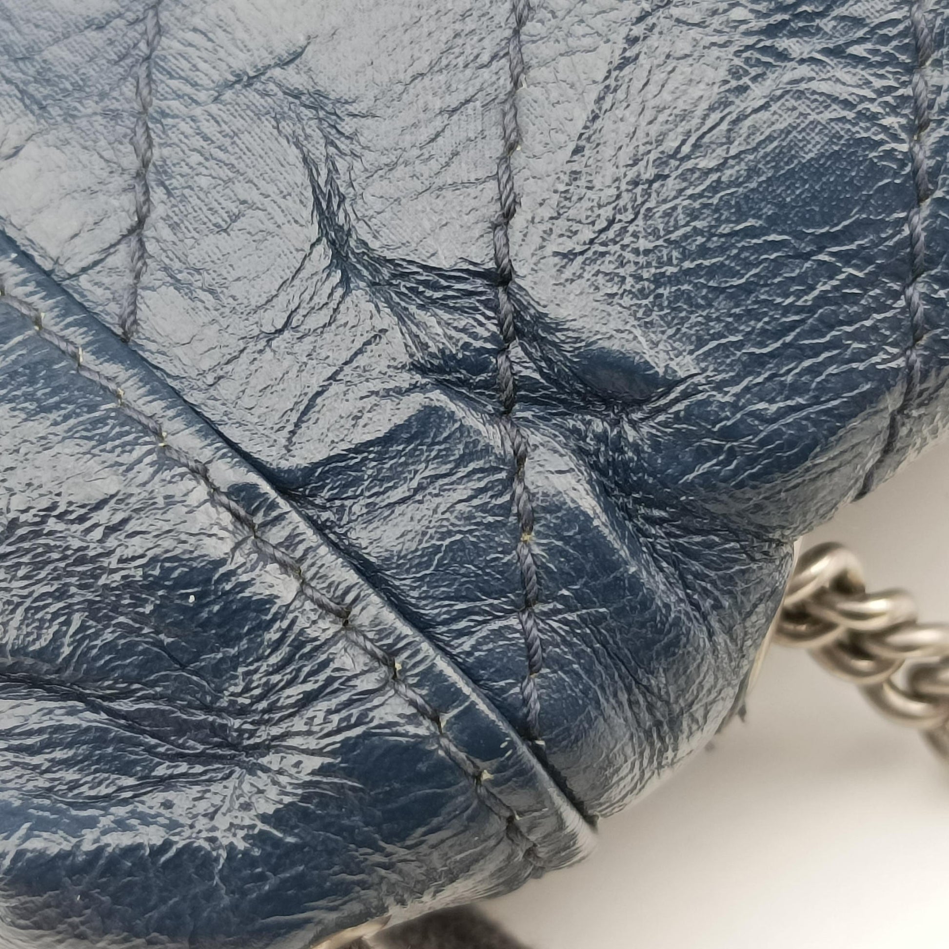 GG Marmont Blue Leather 573817 GGマーモント ブルー レザー 573817 