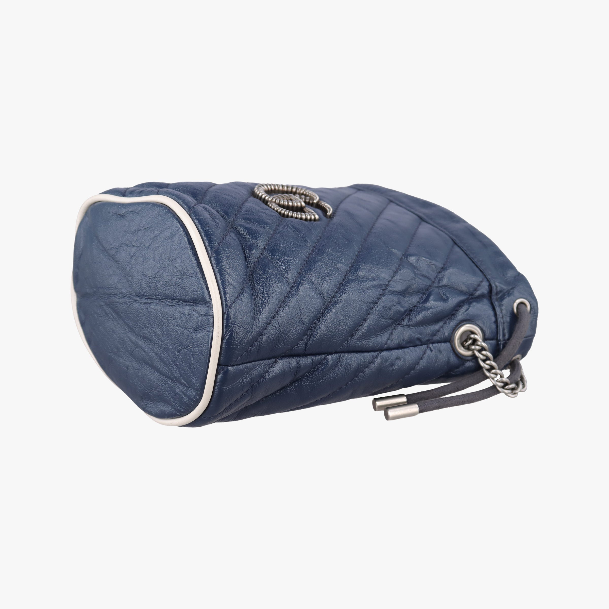 GG Marmont Blue Leather 573817 GGマーモント ブルー レザー 573817 