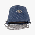 GG Marmont Blue Leather 573817 GGマーモント ブルー レザー 573817 