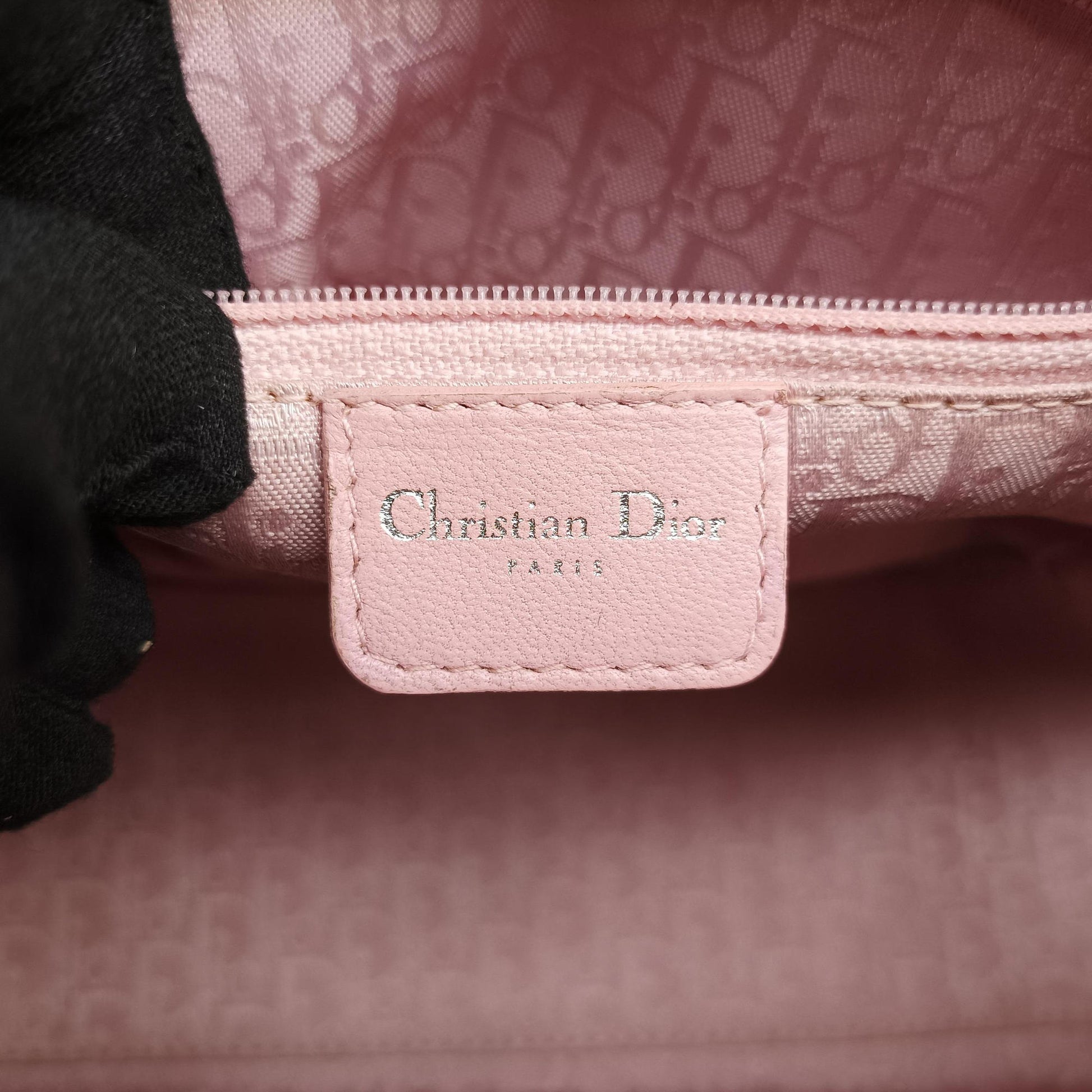 Lady Dior Pink lambskin 02-MA-0075レディディオール ピンク ラムスキン 02-MA-0075