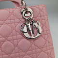 Lady Dior Pink lambskin 02-MA-0075レディディオール ピンク ラムスキン 02-MA-0075