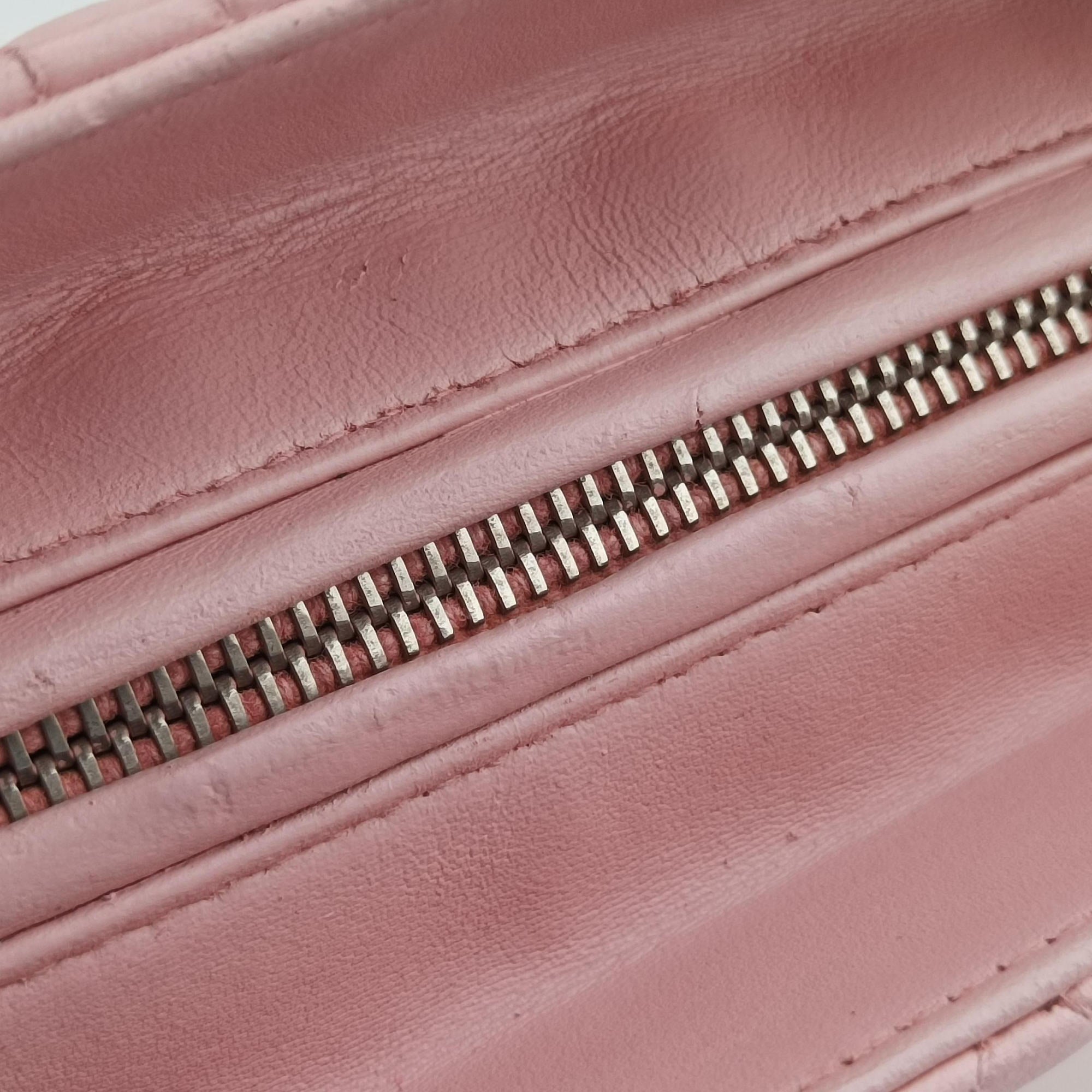 Lady Dior Pink lambskin 02-MA-0075レディディオール ピンク ラムスキン 02-MA-0075