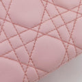 Lady Dior Pink lambskin 02-MA-0075レディディオール ピンク ラムスキン 02-MA-0075