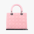 Lady Dior Pink lambskin 02-MA-0075レディディオール ピンク ラムスキン 02-MA-0075
