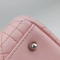 Lady Dior Pink lambskin 02-MA-0075レディディオール ピンク ラムスキン 02-MA-0075
