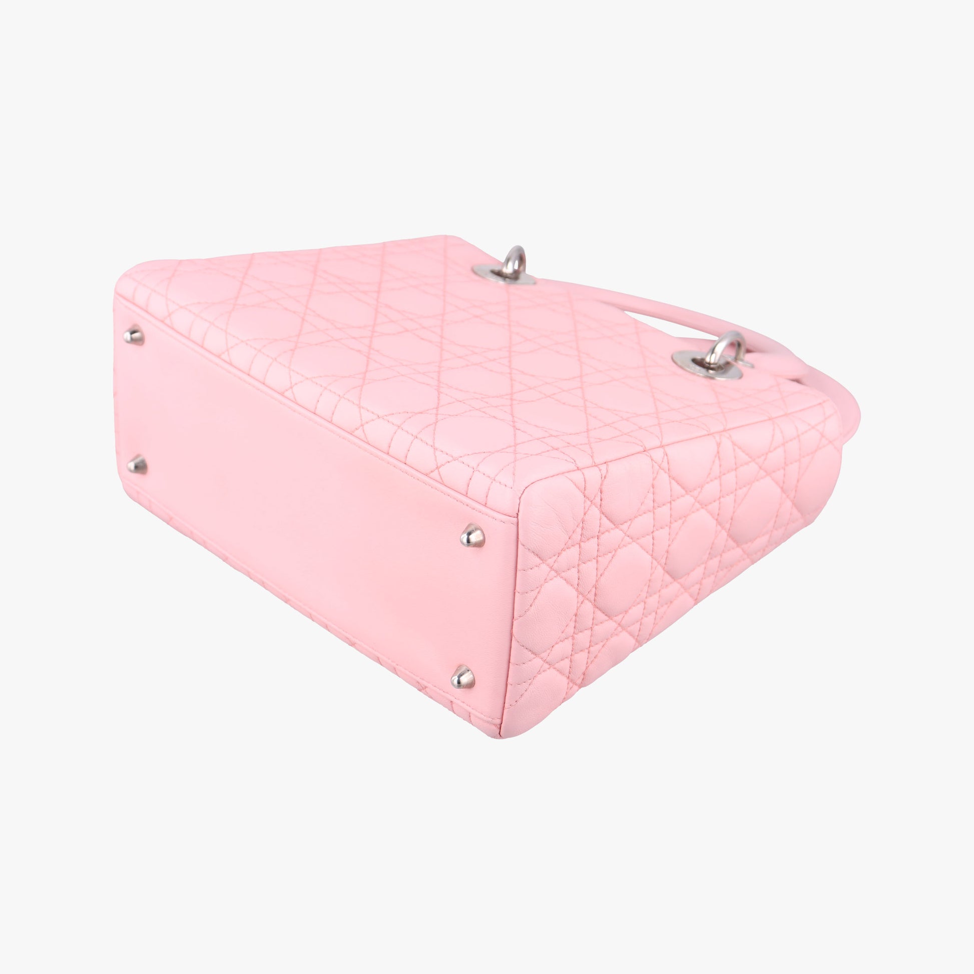 Lady Dior Pink lambskin 02-MA-0075レディディオール ピンク ラムスキン 02-MA-0075