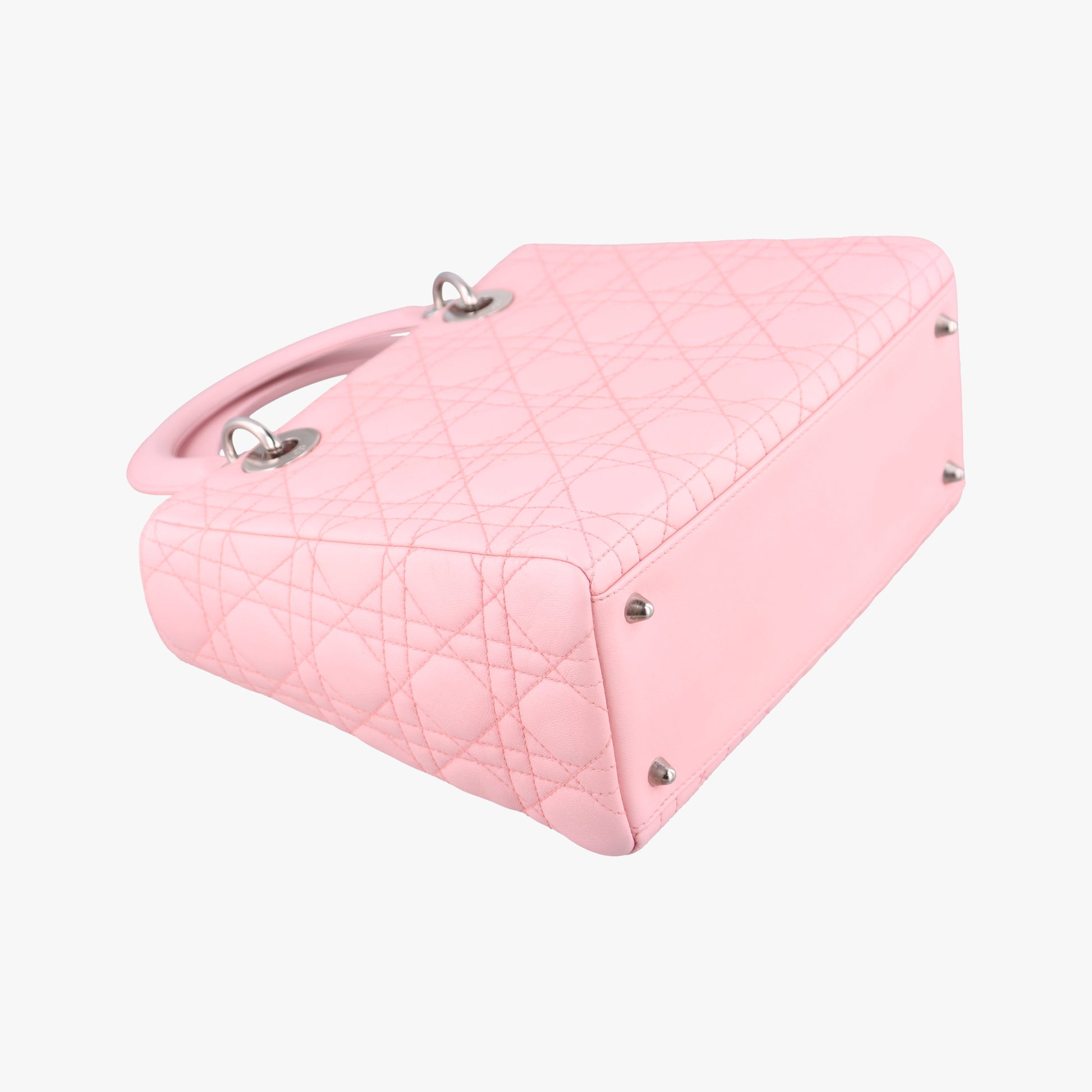 Lady Dior Pink lambskin 02-MA-0075レディディオール ピンク ラムスキン 02-MA-0075