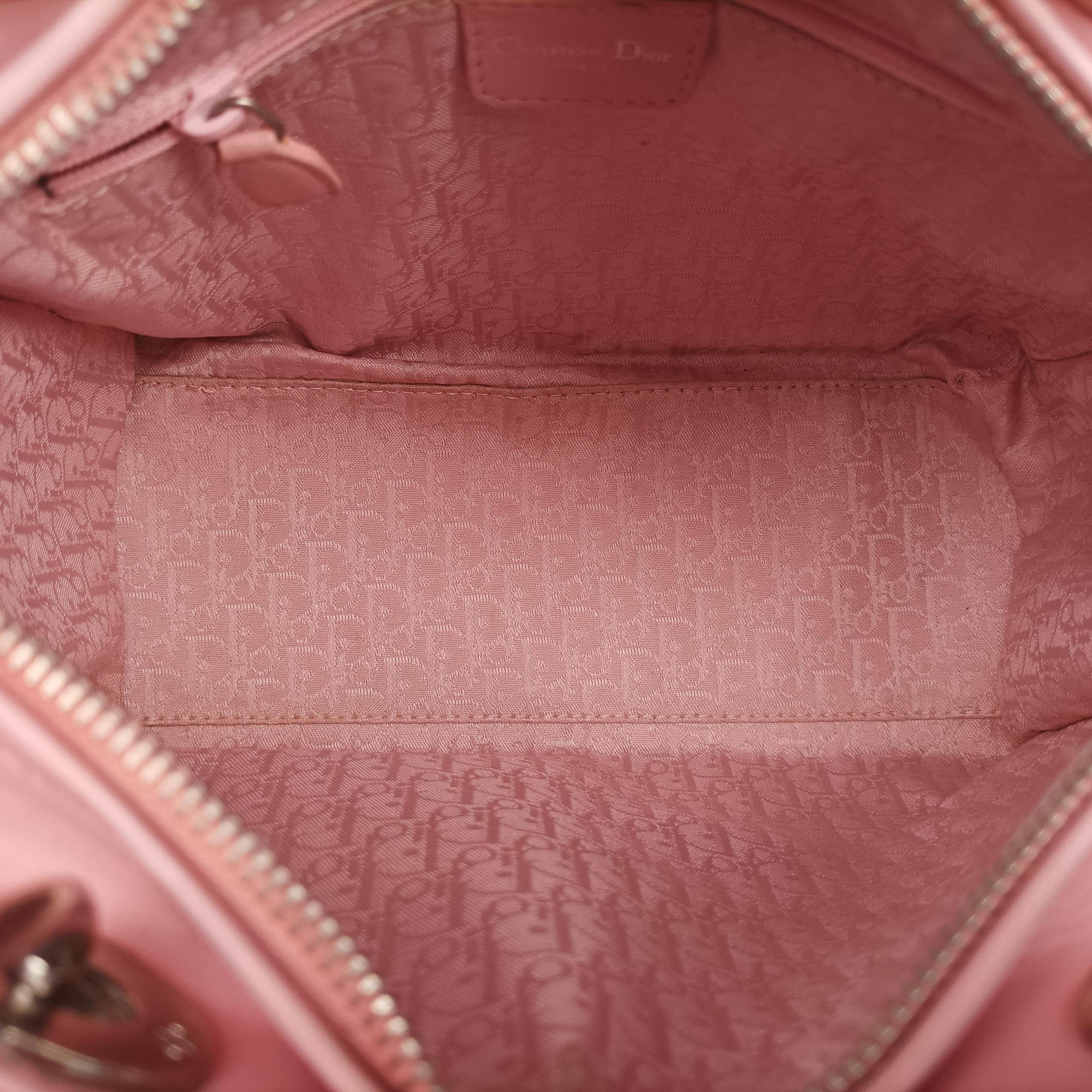 Lady Dior Pink lambskin 02-MA-0075レディディオール ピンク ラムスキン 02-MA-0075