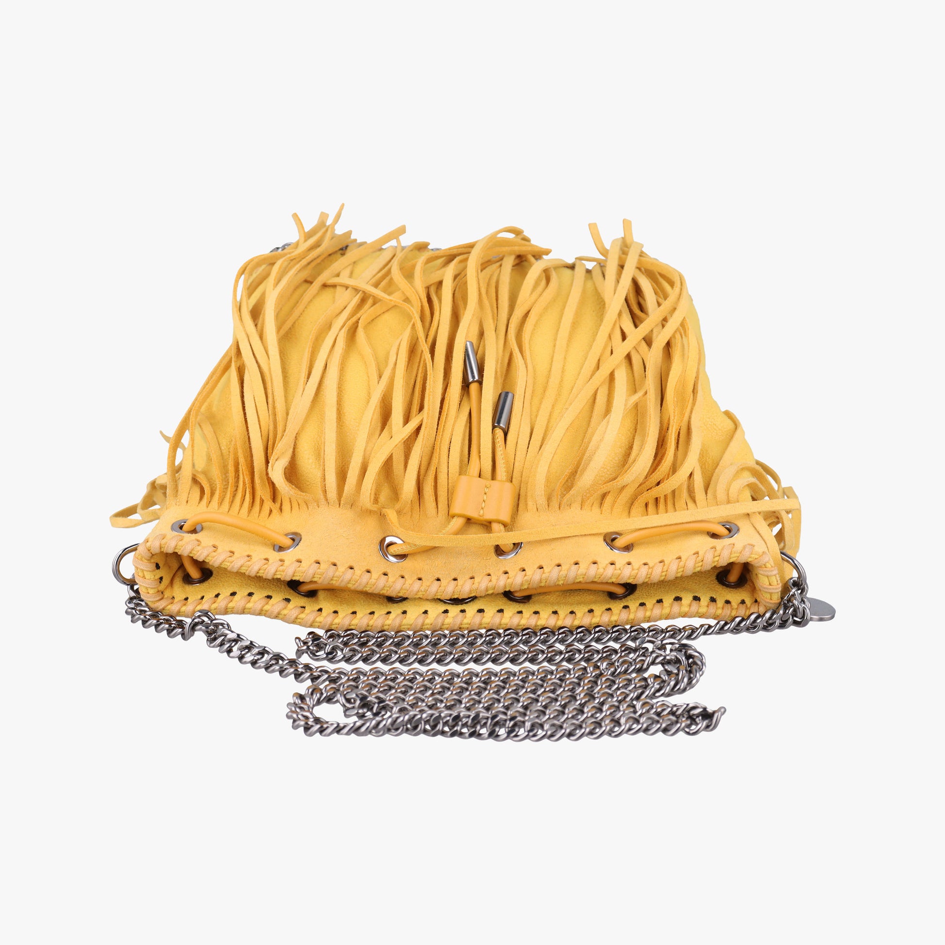 Falabella Yellow Suede × Leather 410875 W9645 SP16 512064 10ファラベラ イエロー スエード×レザー 410875 W9645 SP16 512064 10