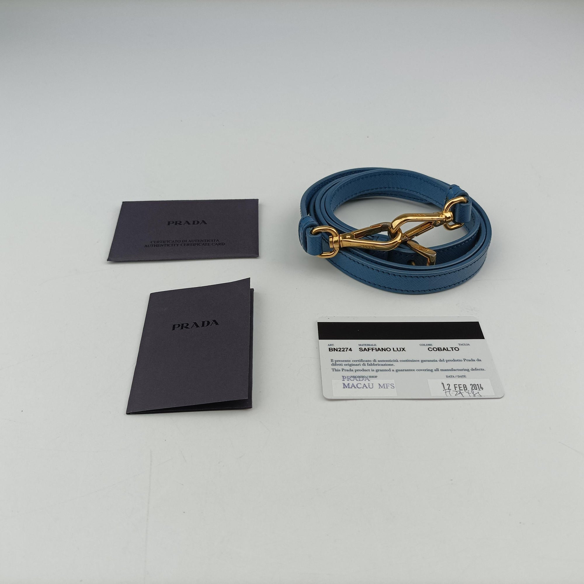 Galleria Blue SAFFIANO Leather BN2274 103ガレリア ブルー サフィアーノレザー BN2274 103