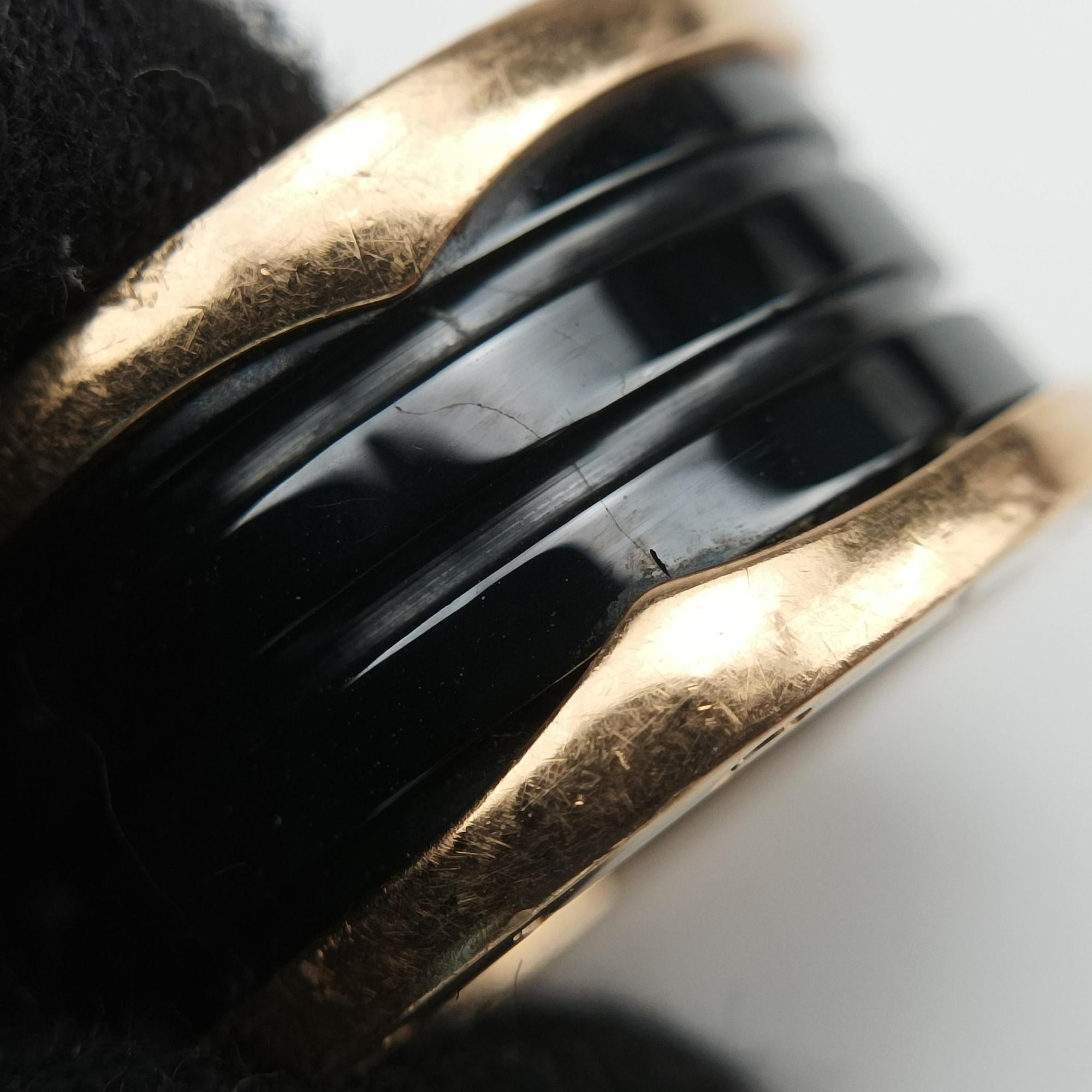 B-zero1 Black×golden AU750 345854 LA1L9Aビーゼロワン ブラック×ゴールド AU750 345854 LA1L9A
