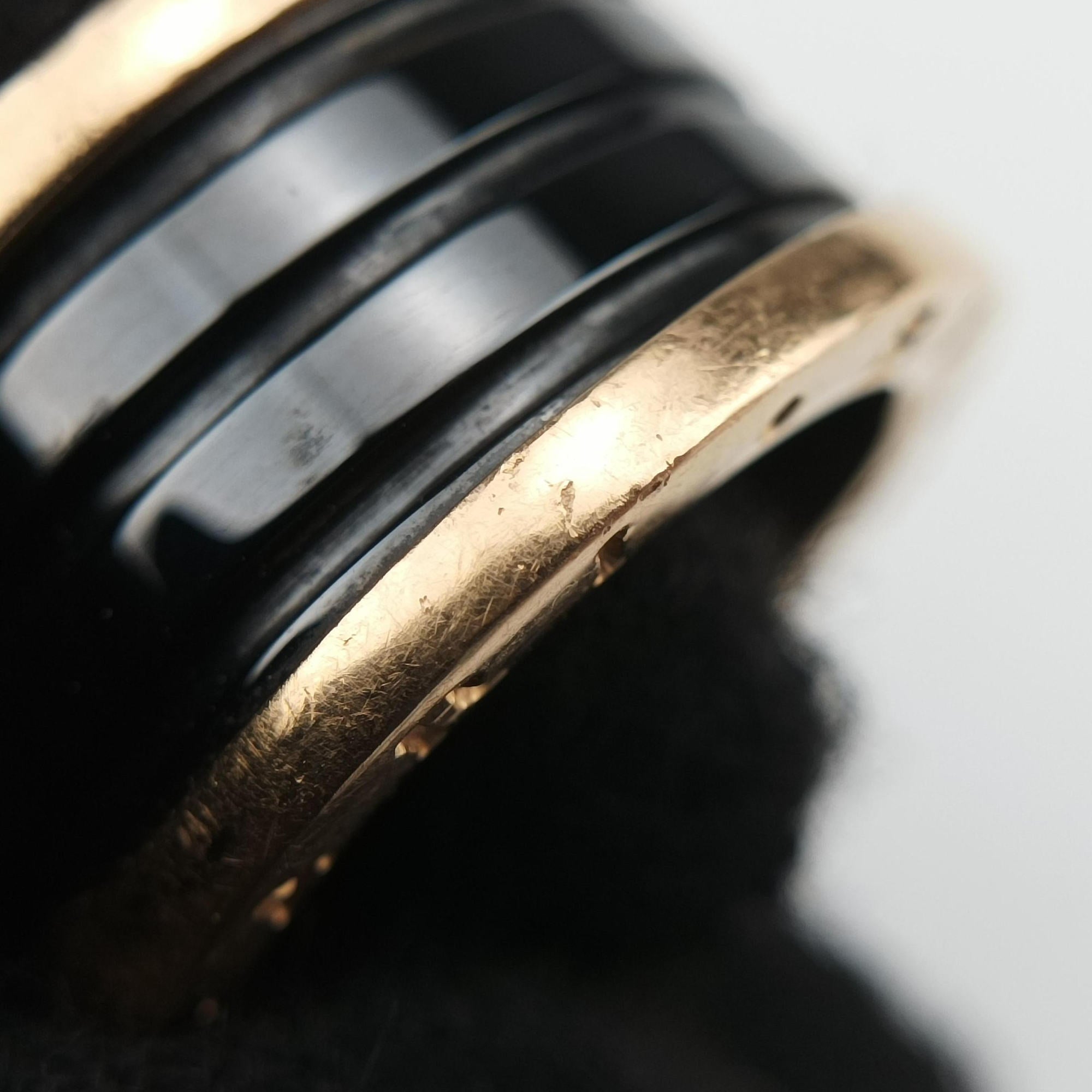 B-zero1 Black×golden AU750 345854 LA1L9Aビーゼロワン ブラック×ゴールド AU750 345854 LA1L9A