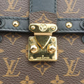 Vertical Trunk Pochette Brown×Black Monogram Canvas x leather M63913 FZ4199 IC Chipポシェット トランクヴェルティカル ブラウンxブラック モノグラムキャンバス×レザー M63913 FZ4199 ICチップ