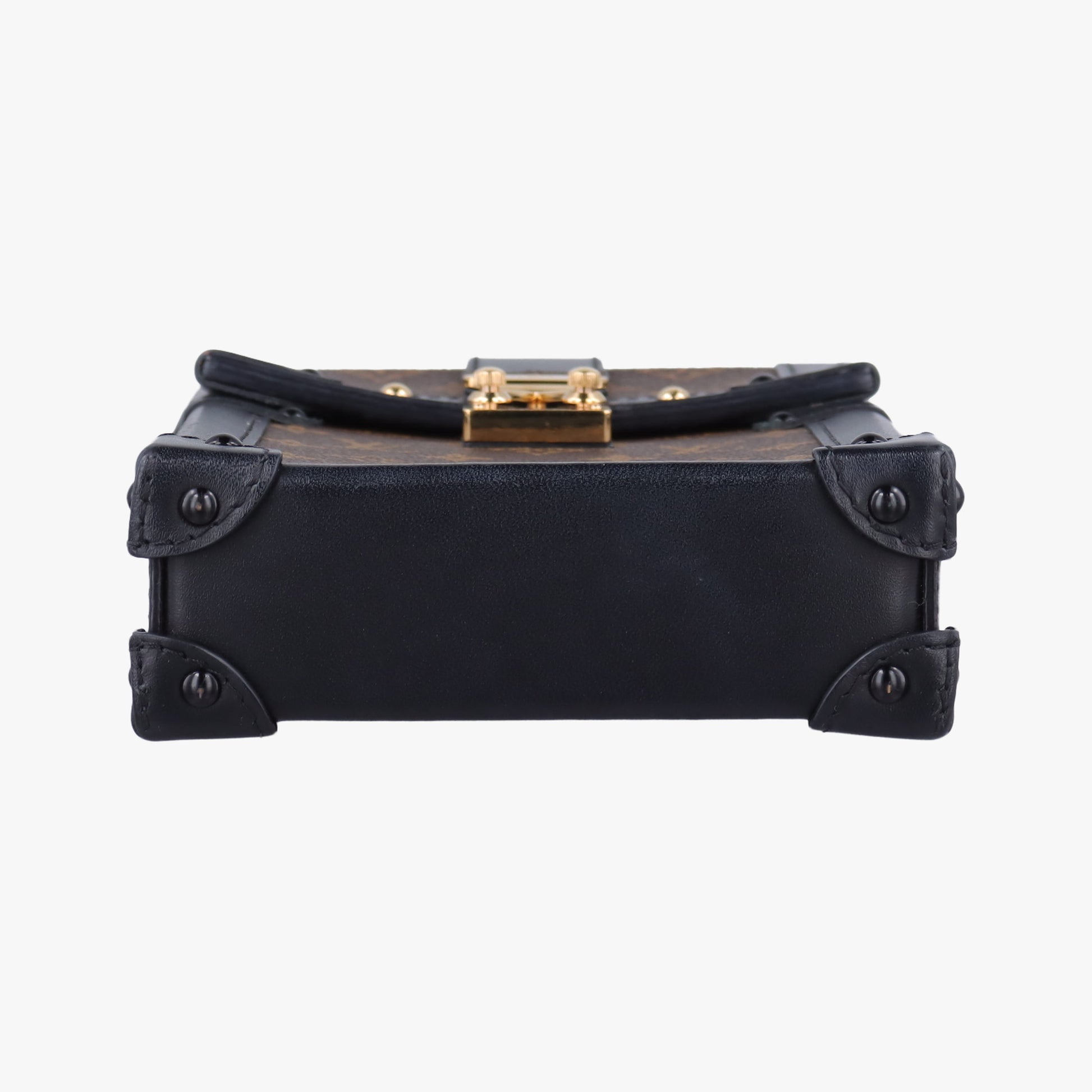 Vertical Trunk Pochette Brown×Black Monogram Canvas x leather M63913 FZ4199 IC Chipポシェット トランクヴェルティカル ブラウンxブラック モノグラムキャンバス×レザー M63913 FZ4199 ICチップ