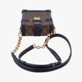 Vertical Trunk Pochette Brown×Black Monogram Canvas x leather M63913 FZ4199 IC Chipポシェット トランクヴェルティカル ブラウンxブラック モノグラムキャンバス×レザー M63913 FZ4199 ICチップ