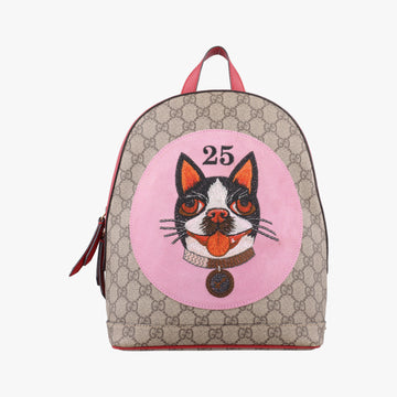 GG Supreme Bosco dog print Multicolour PVC coated canvas 495621 F023826913GGスプリームボスコ 犬プリント マルチカラー PVCコーティングキャンバス 495621 F023826913