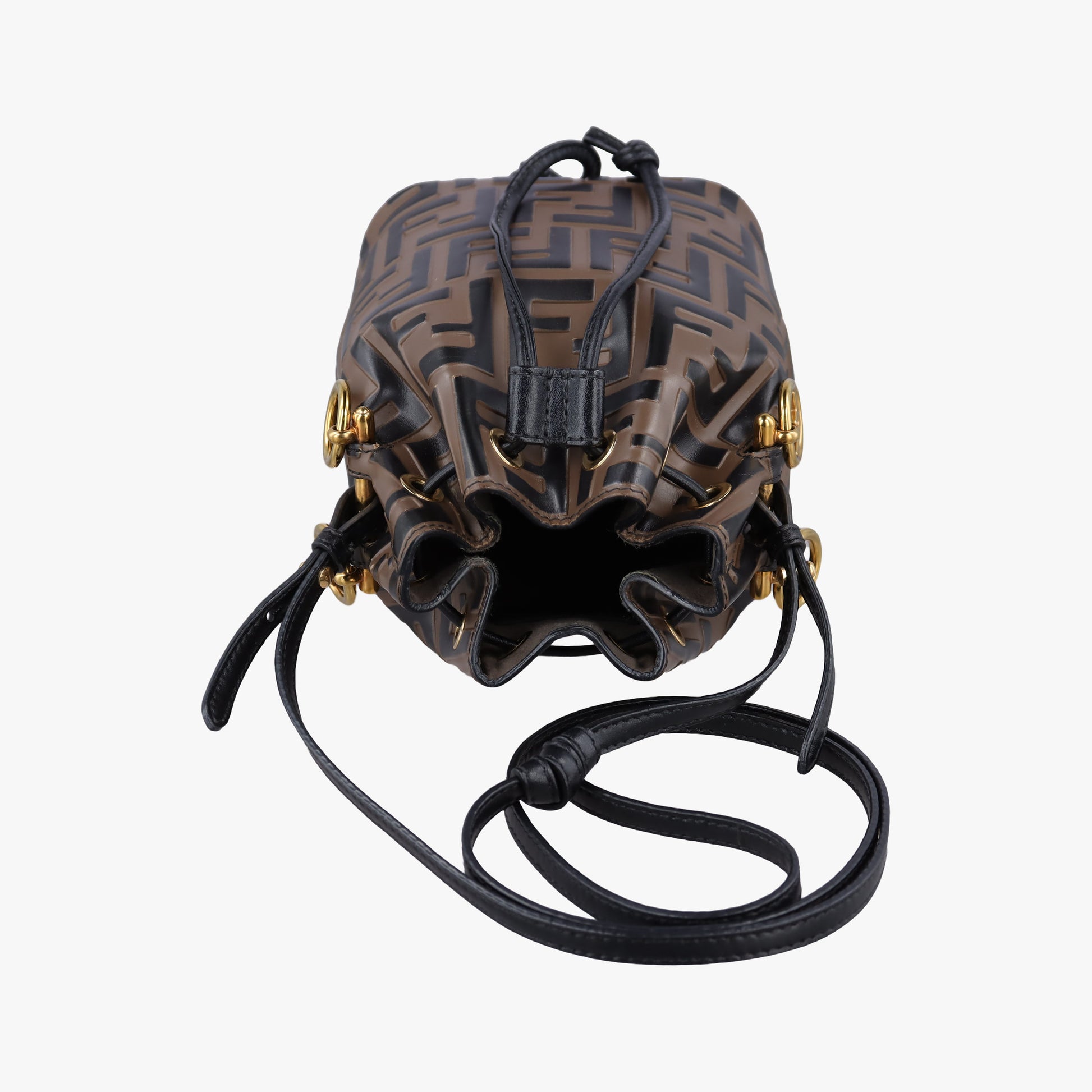 Mon Tresor Mini Bucket Brown Leather 8BS010/8AV105 8BS010 A659 209-8007ミニ モン トレゾール ブラウン レザー 8BS010/8AV105 8BS010 A659 209-8007