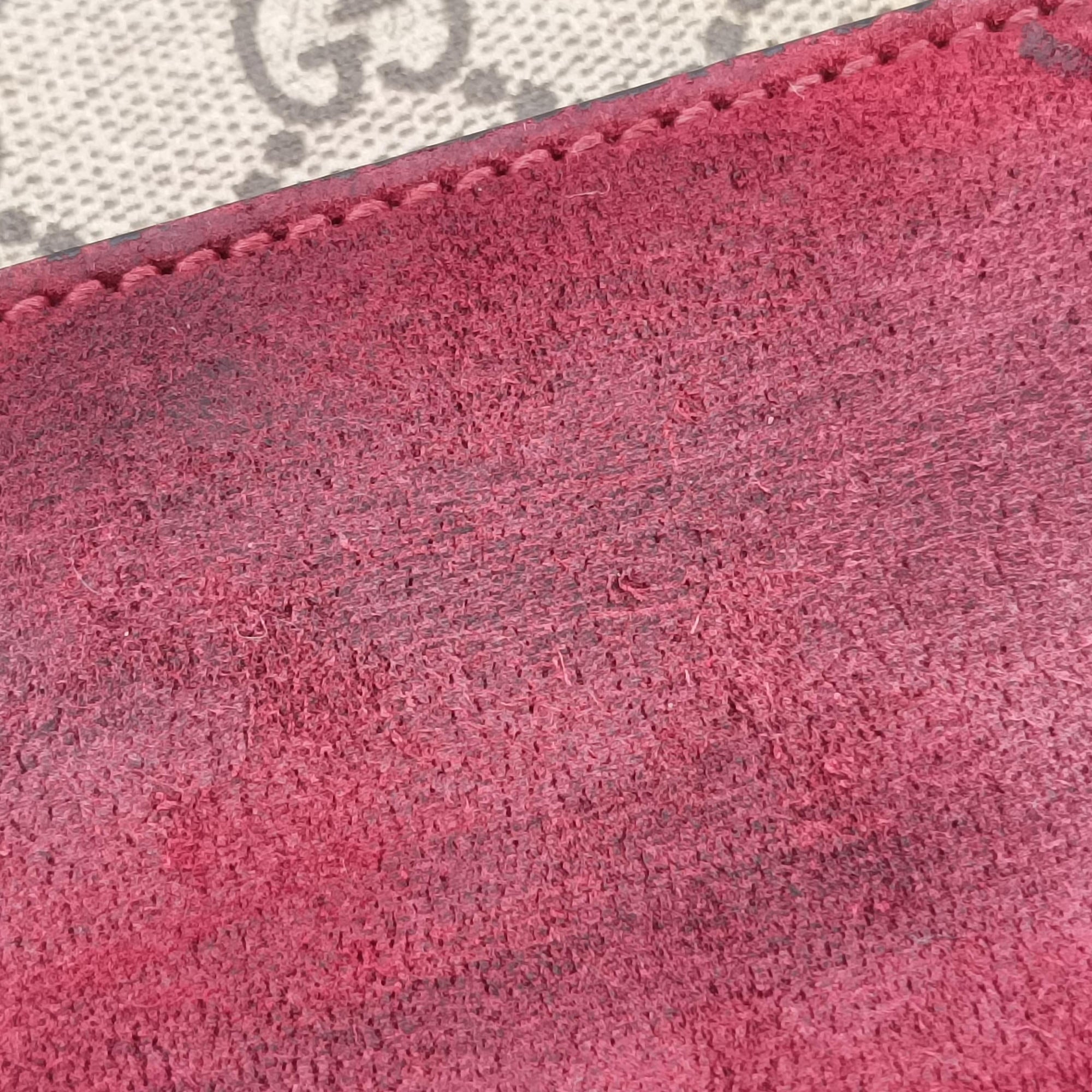 Dionysus beige×red×multicolor PVC coated canvas × suede 421970 D024705047ディオニュソス ベージュ×レッド×マルチカラー PVCコーティングキャンバス×スエード 421970 D024705047