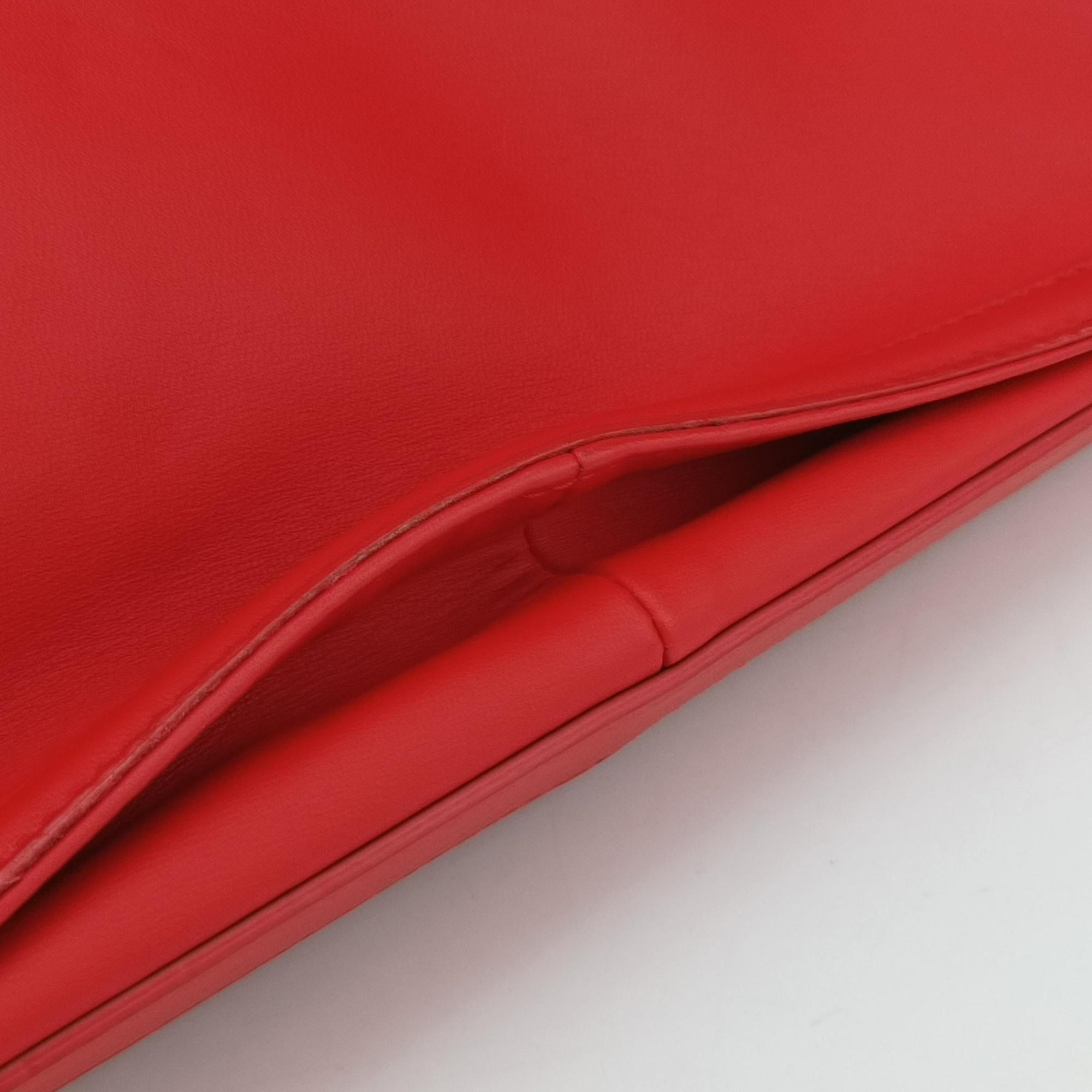 Intrecciato Rialto Red lambskin B05339301Nイントレチャート リアルト レッド ラムスキン B05339301N