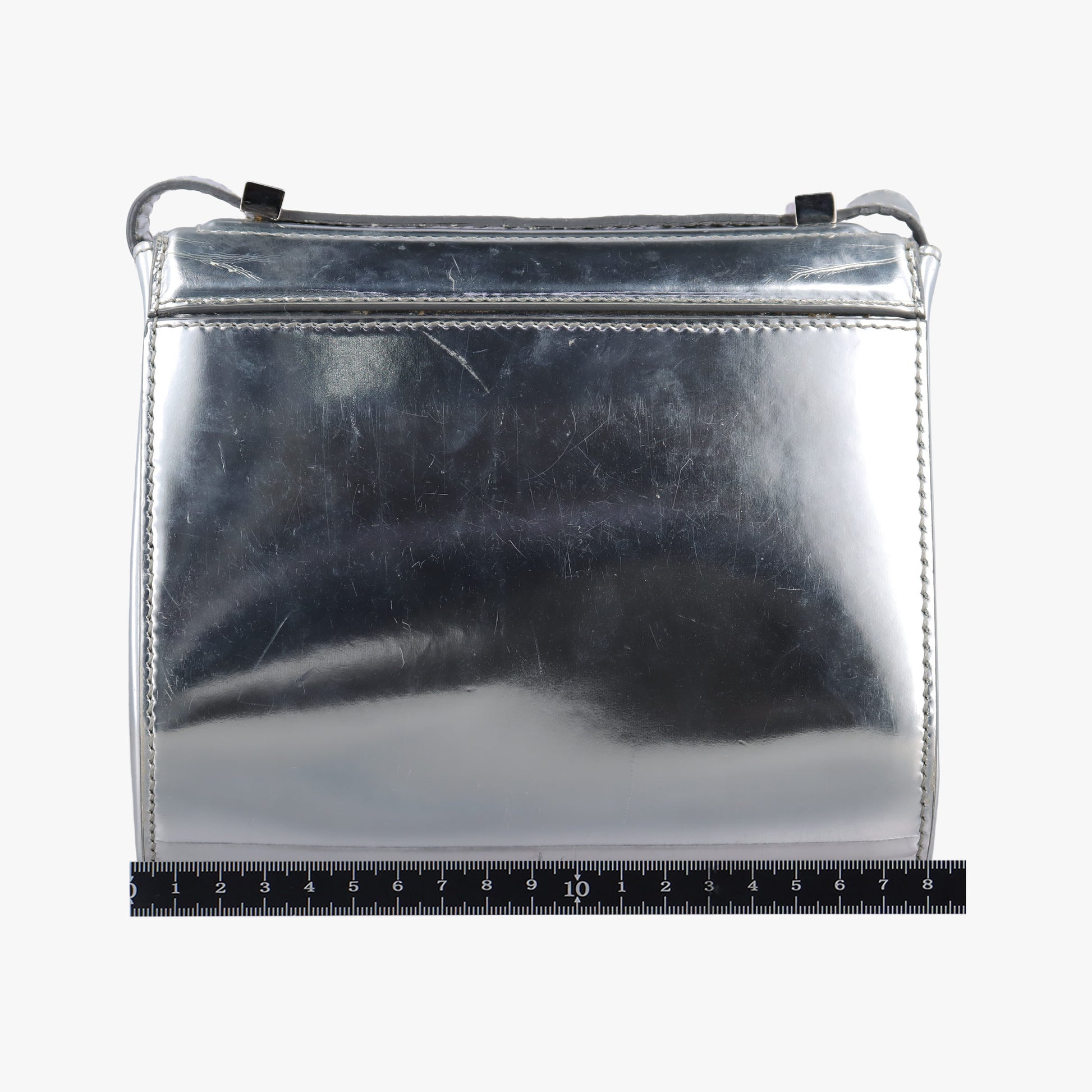 Pandora Box Silver Patent Leather TE0134パンドラ ボックス シルバー パテント TE0134