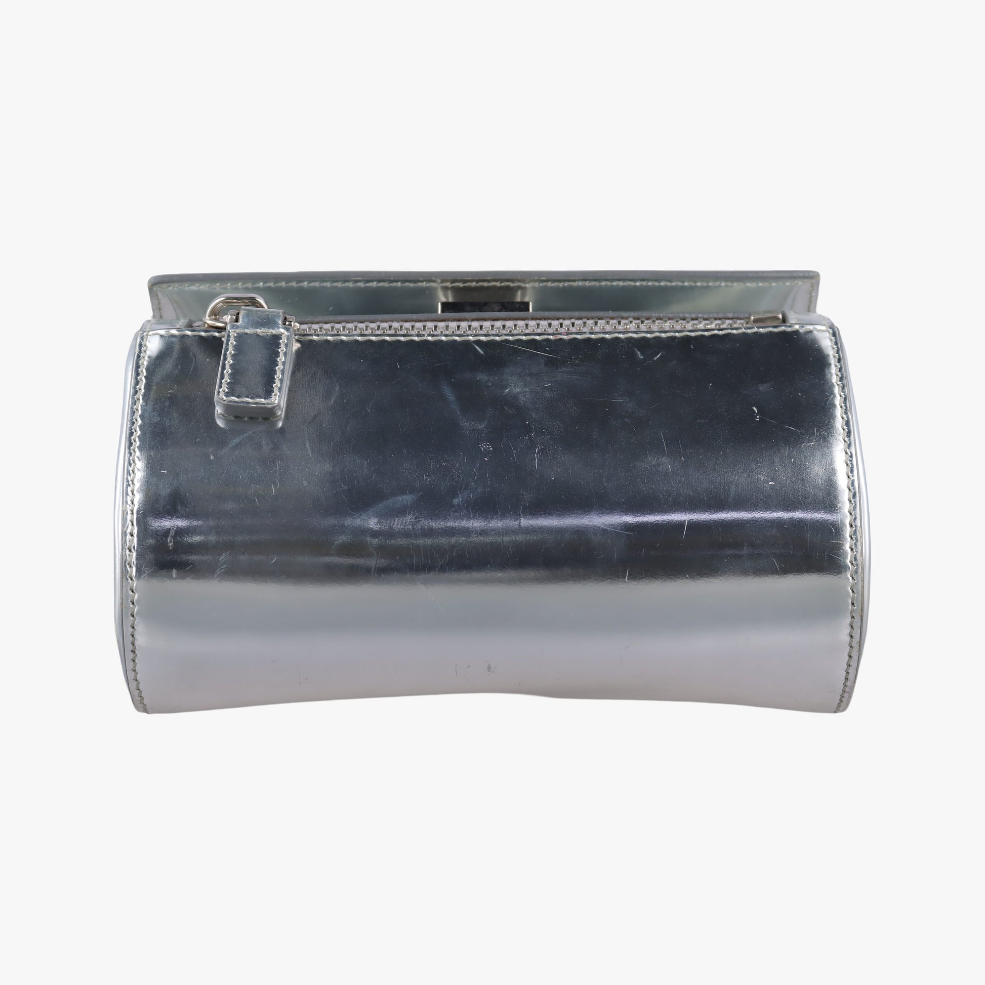Pandora Box Silver Patent Leather TE0134パンドラ ボックス シルバー パテント TE0134