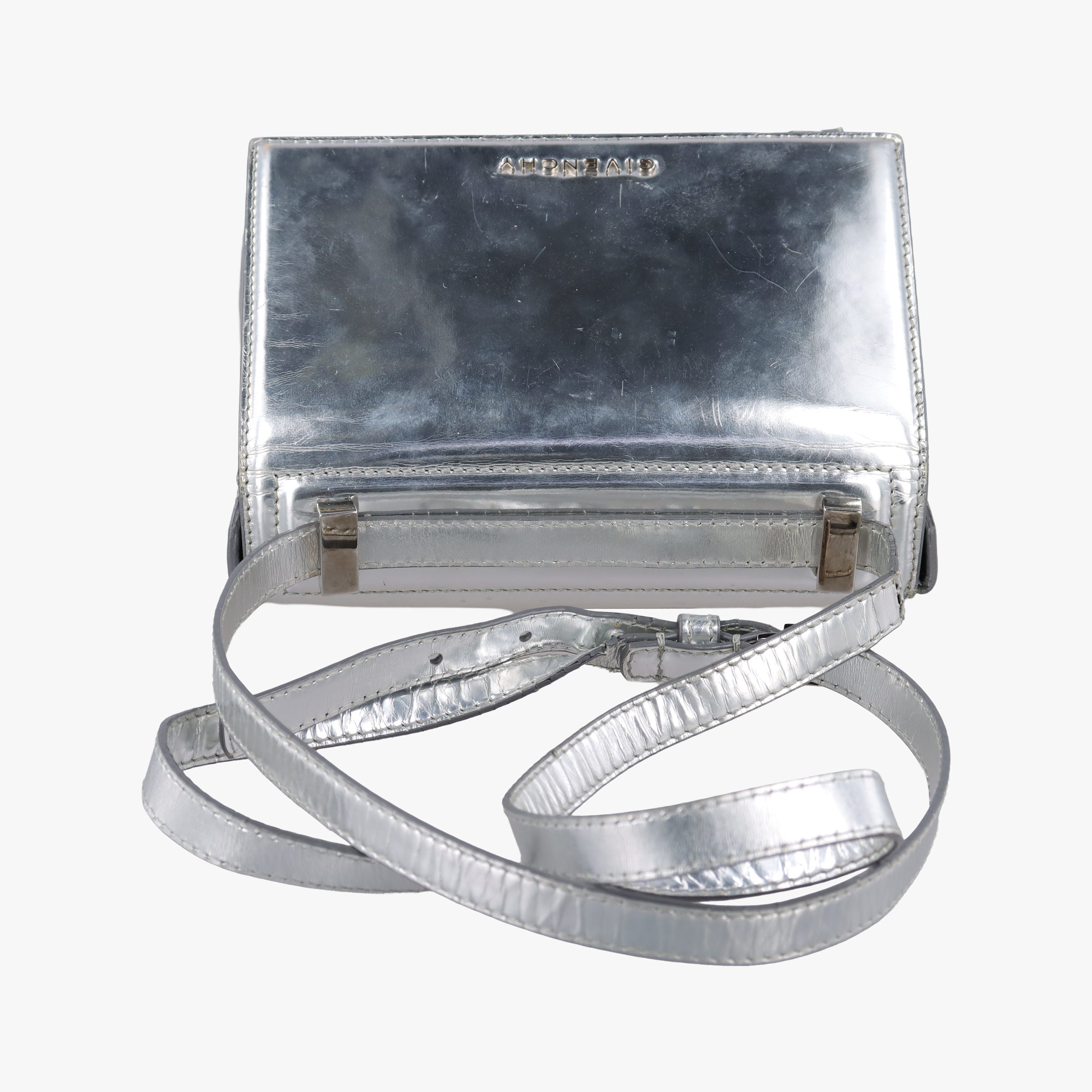 Pandora Box Silver Patent Leather TE0134パンドラ ボックス シルバー パテント TE0134