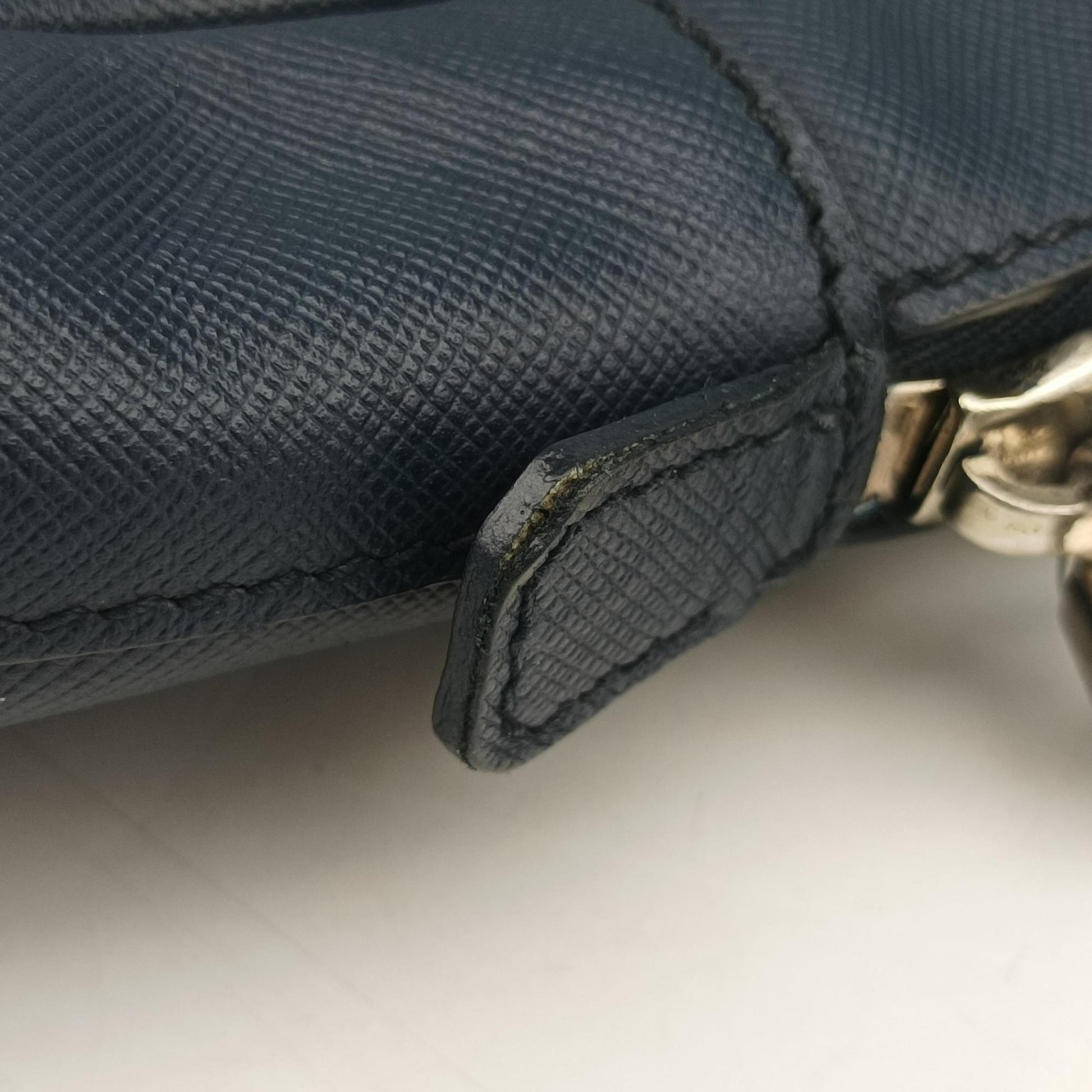 business bag briefcase Navy SAFFIANO Leather 2VE363 134ビジネスバッグ ブリーフケース ネイビー サフィアーノレザー 2VE363 134